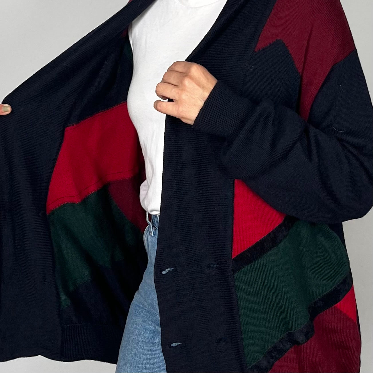 Vintage Wool Cardigan by Peter Allis