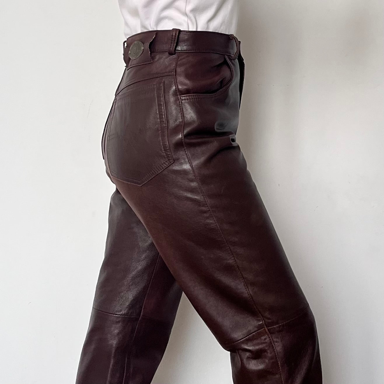 Brown Leather trousers