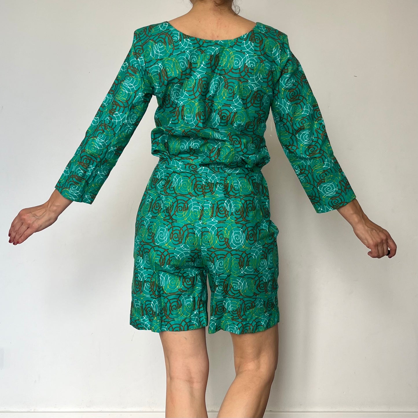 Vintage Two Pieces Green Set