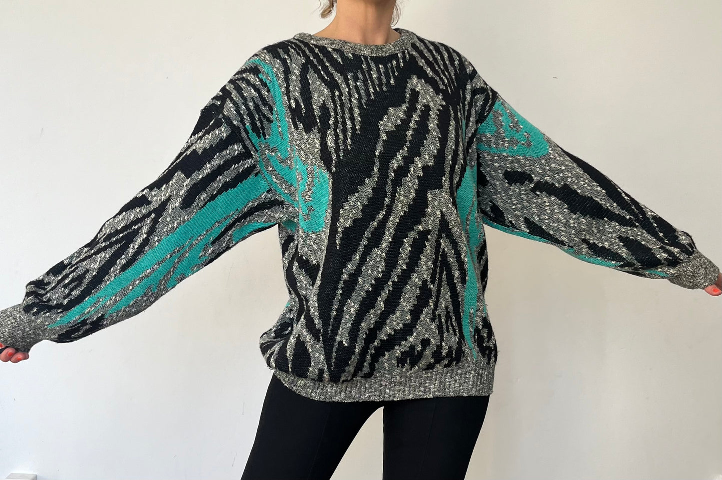 Vintage oversized Cotton Sweater