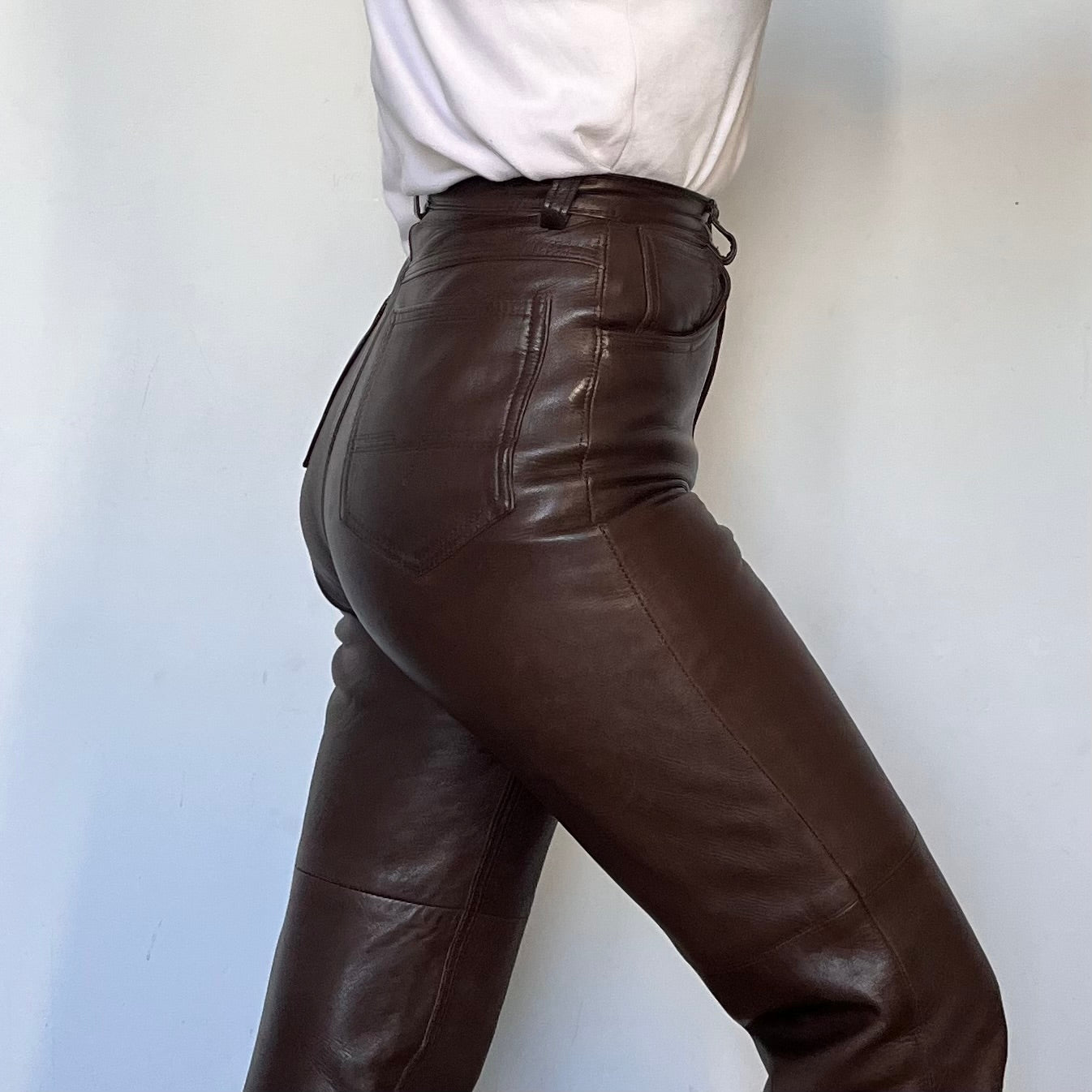 Brown Leather trousers