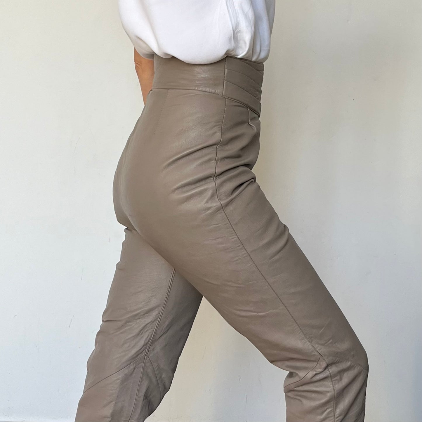 Brown Leather trousers