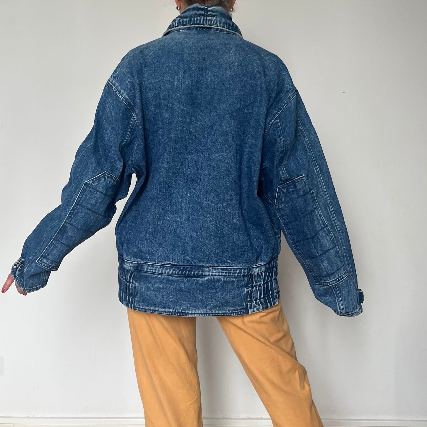 Vintage blue Denim Oversized jacket