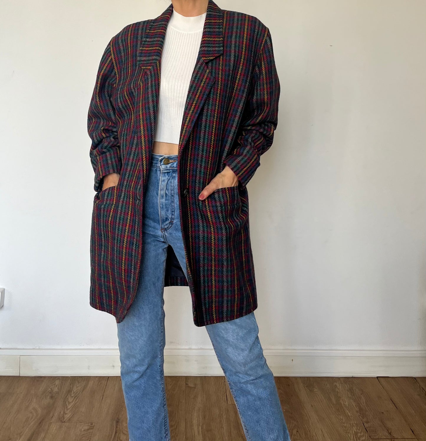 Vintage Oversized Wool Blazer