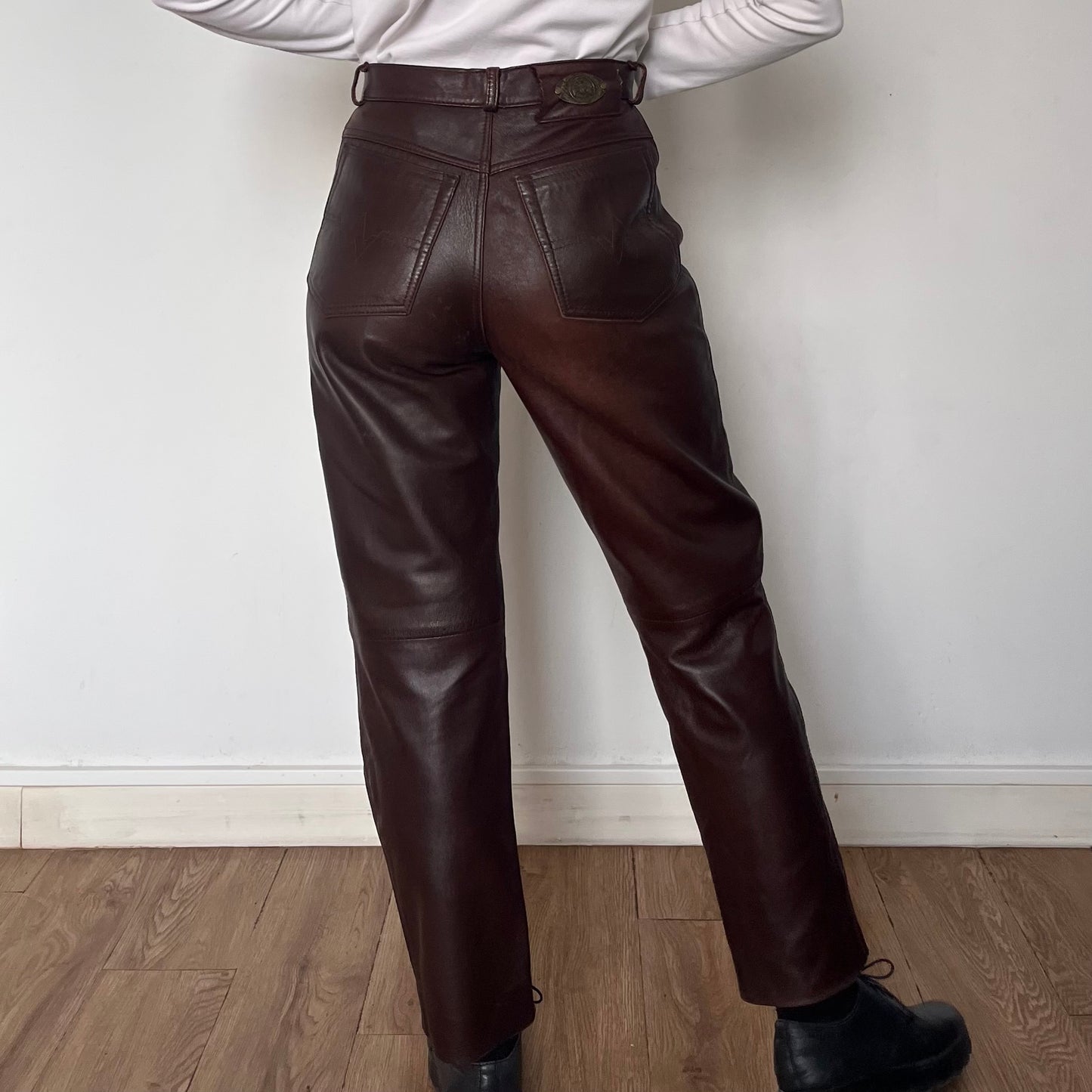 Brown Leather trousers