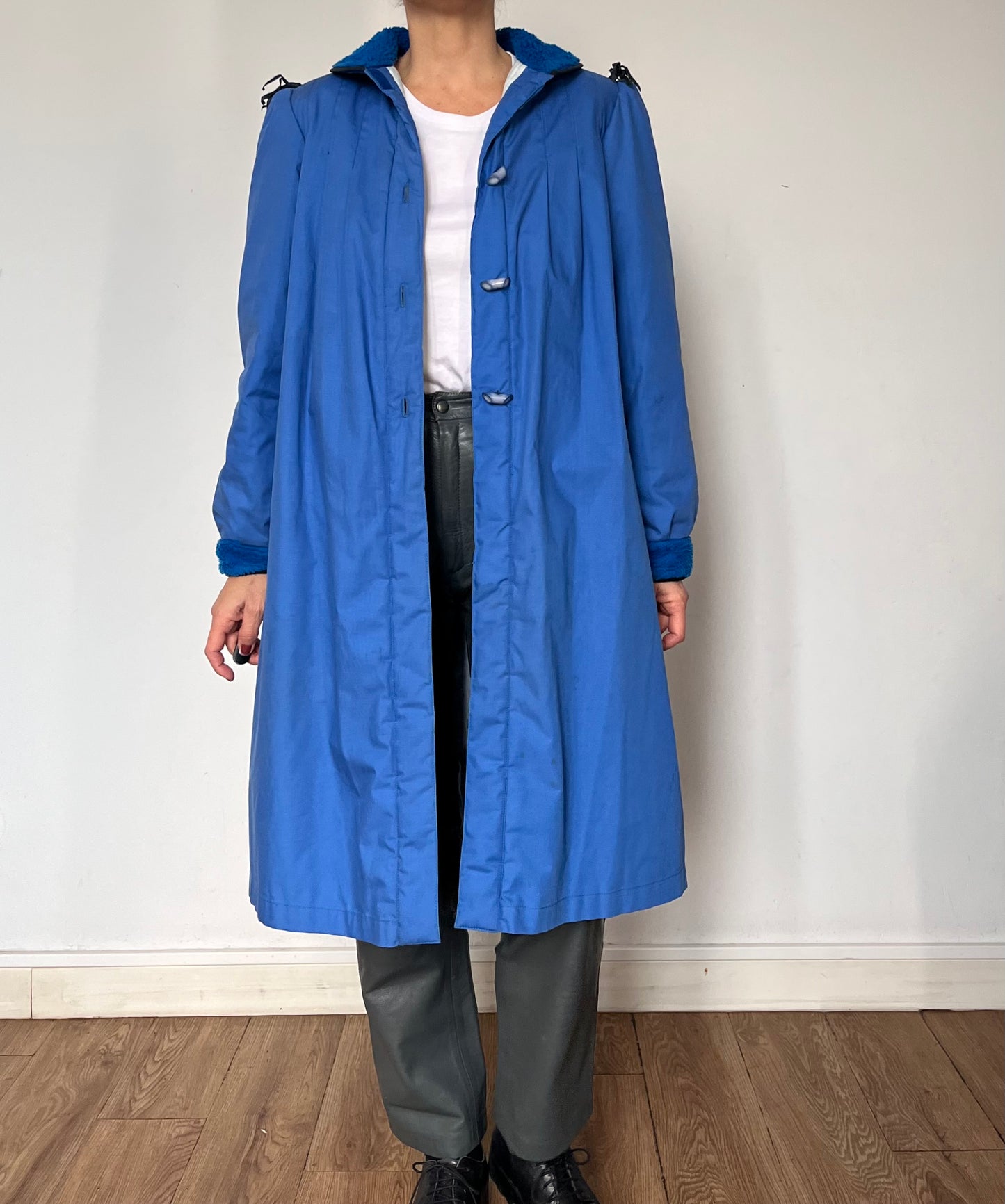 Vintage blue Trench Coat