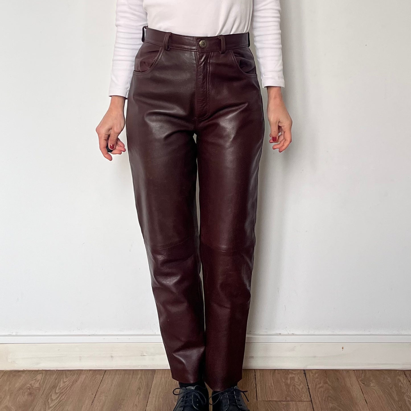Brown Leather trousers