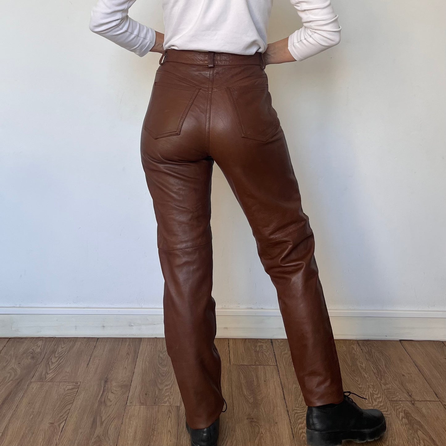 Brown Leather trousers