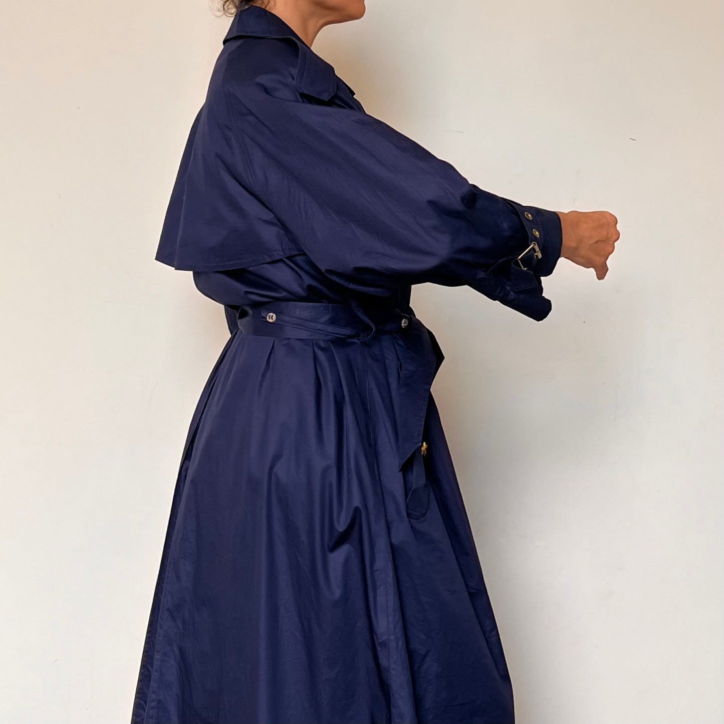 Vintage Blue Trench Coat by London Fog
