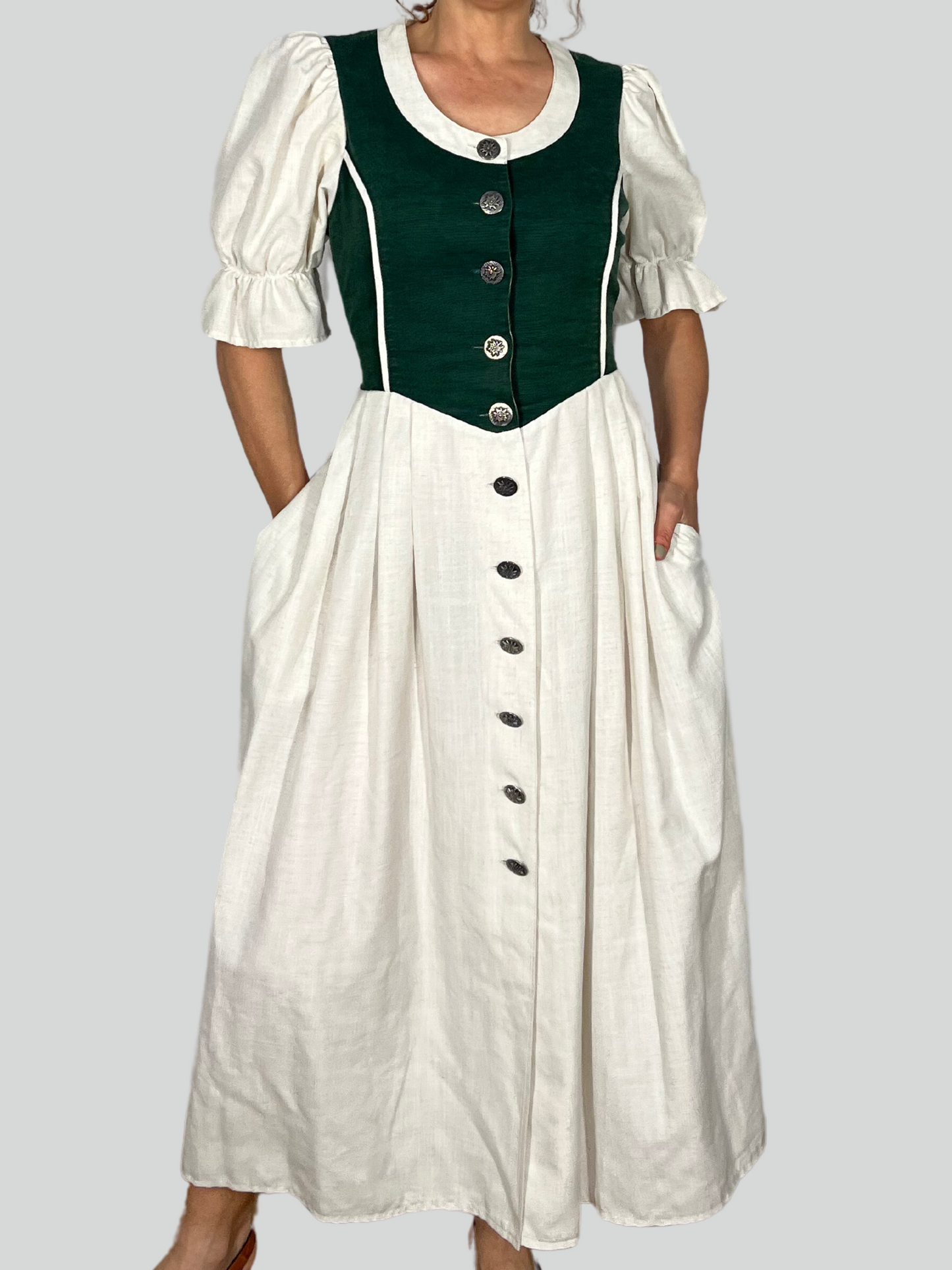 Traditional Austrian Dress with pockets
