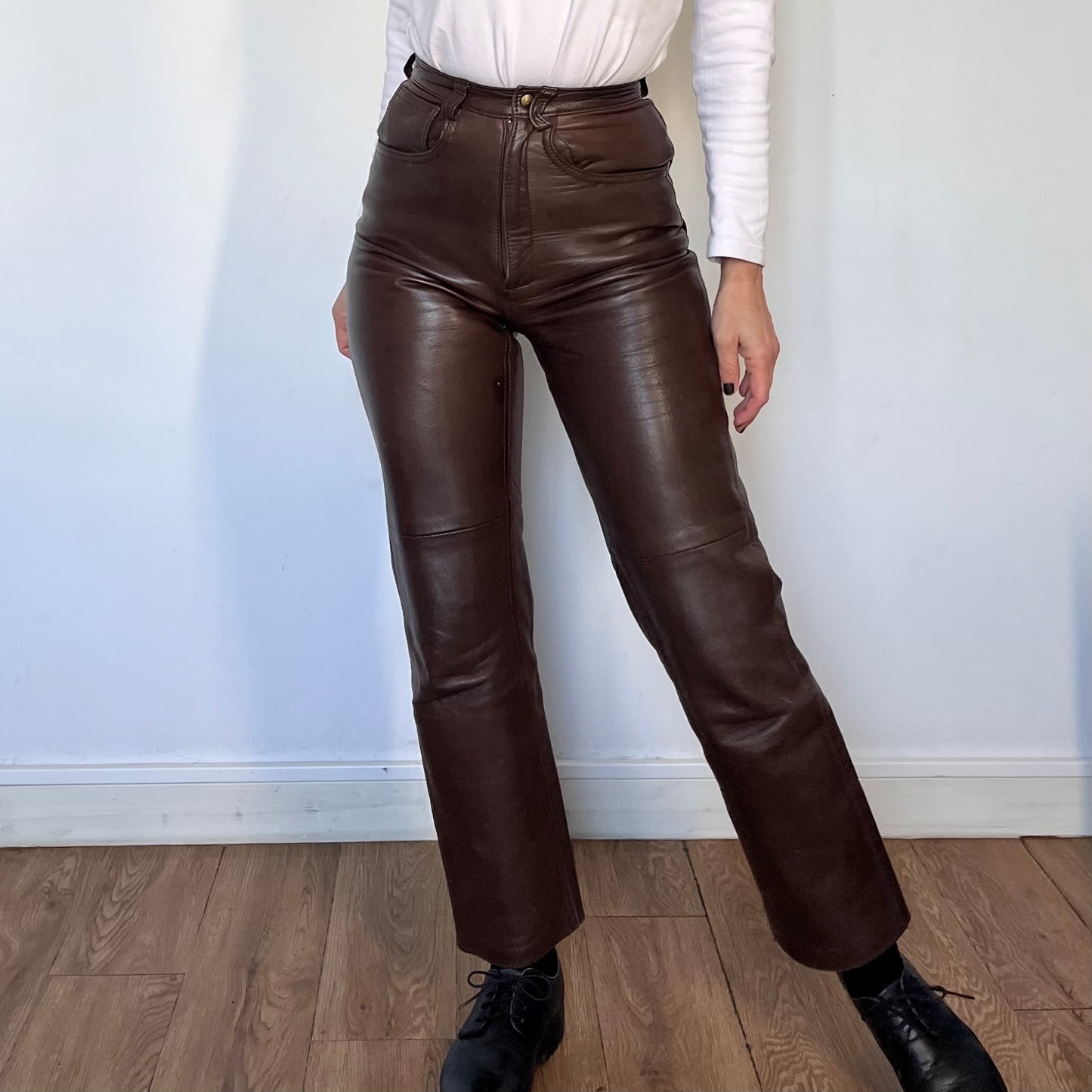 Brown Leather trousers