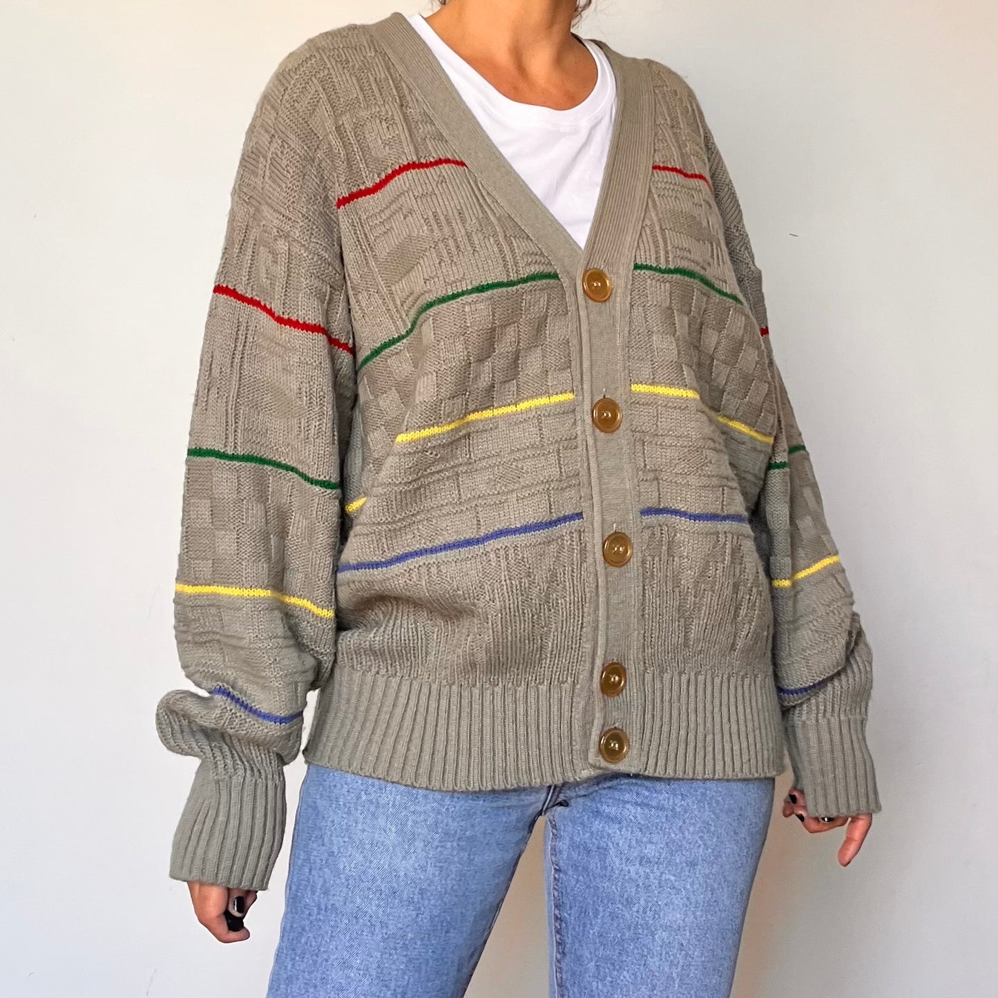 Vintage striped cardigan