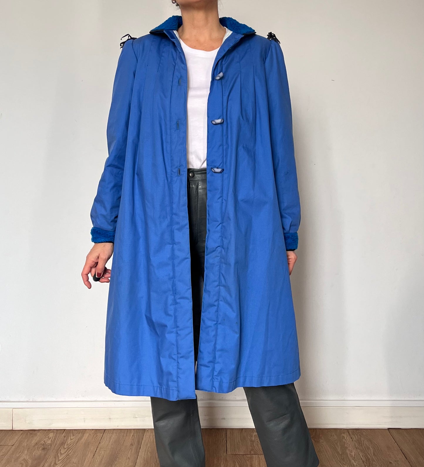Vintage blue Trench Coat