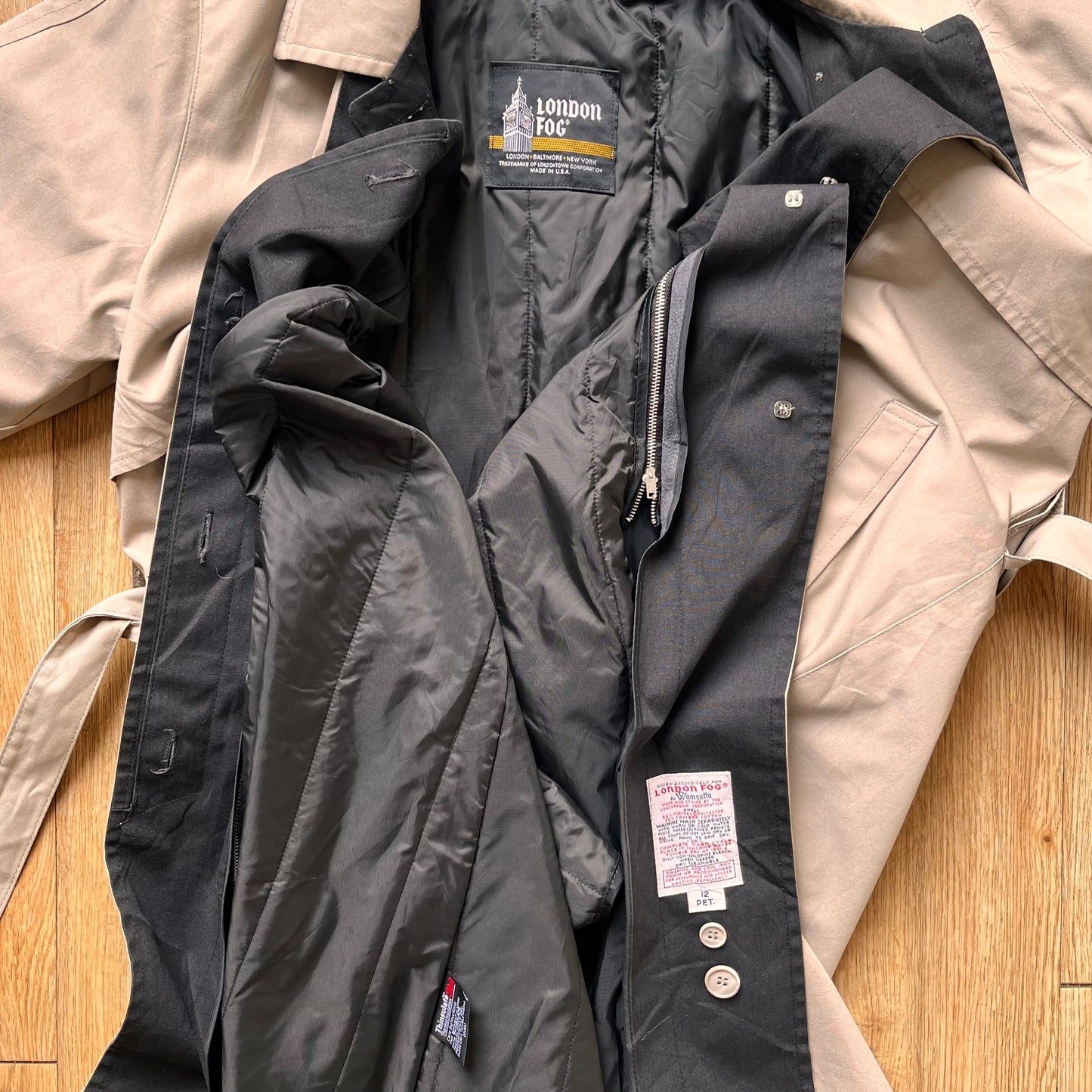 Vintage beige Trench Coat by London Fog