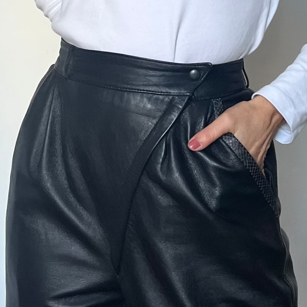Black Leather trousers