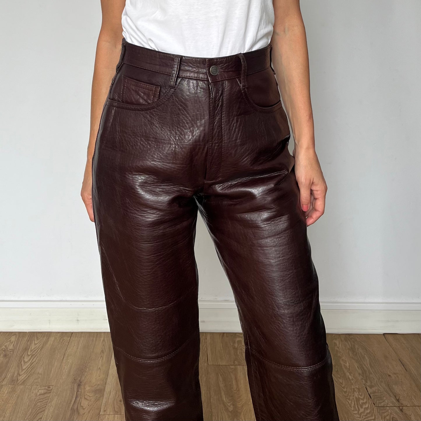 Brown Leather trousers