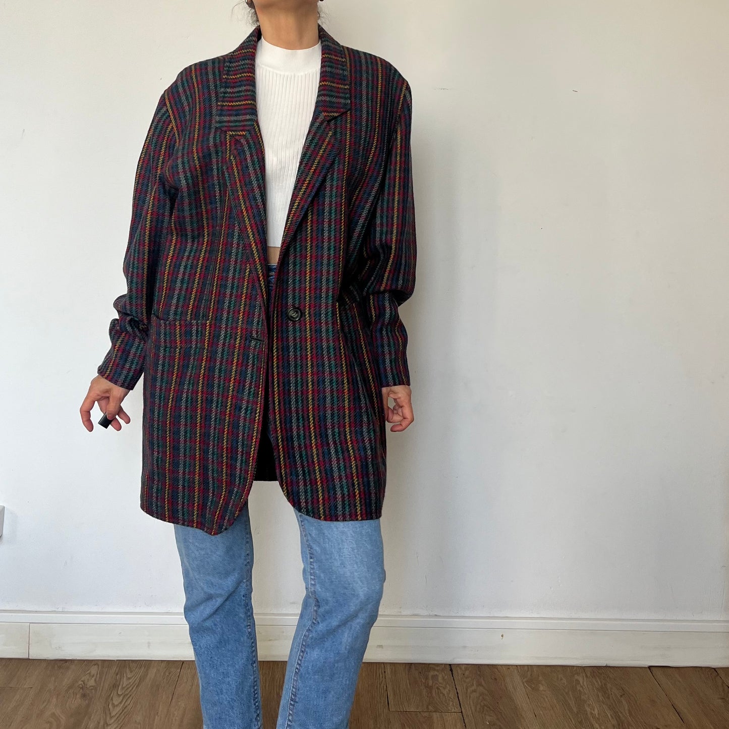 Vintage Oversized Wool Blazer