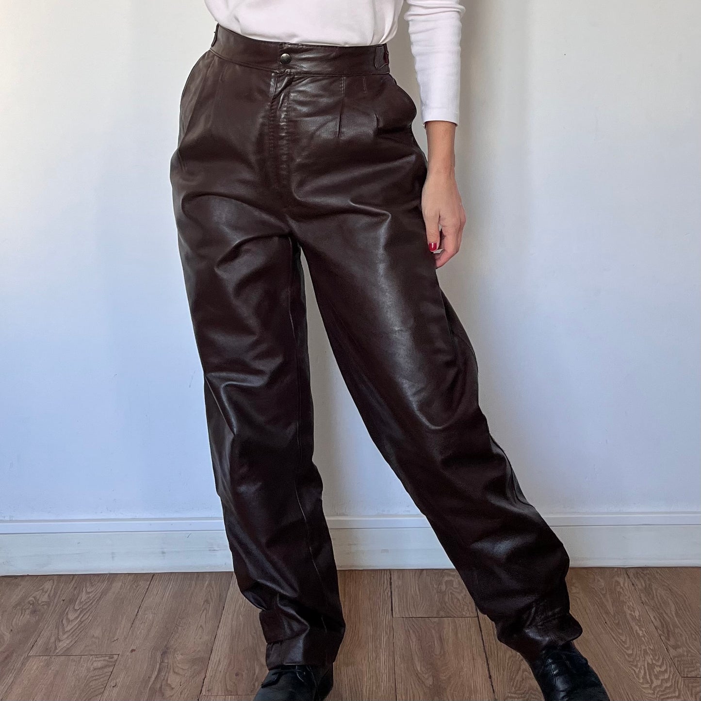 Brown Leather trousers