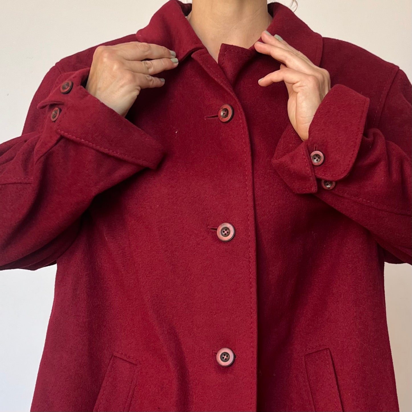 Vintage Wool Toscana Loden Coat