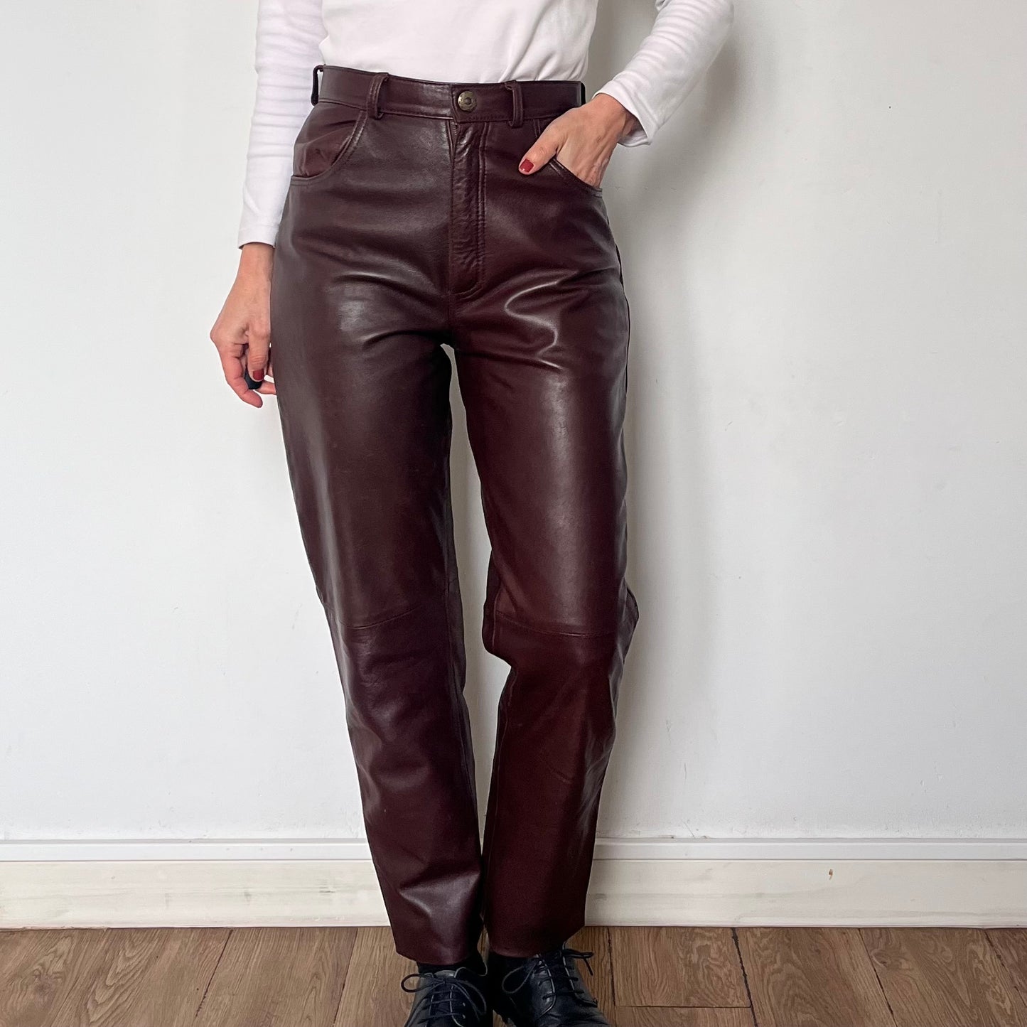 Brown Leather trousers