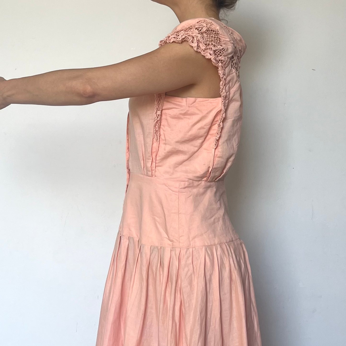 Vintage pink long dress