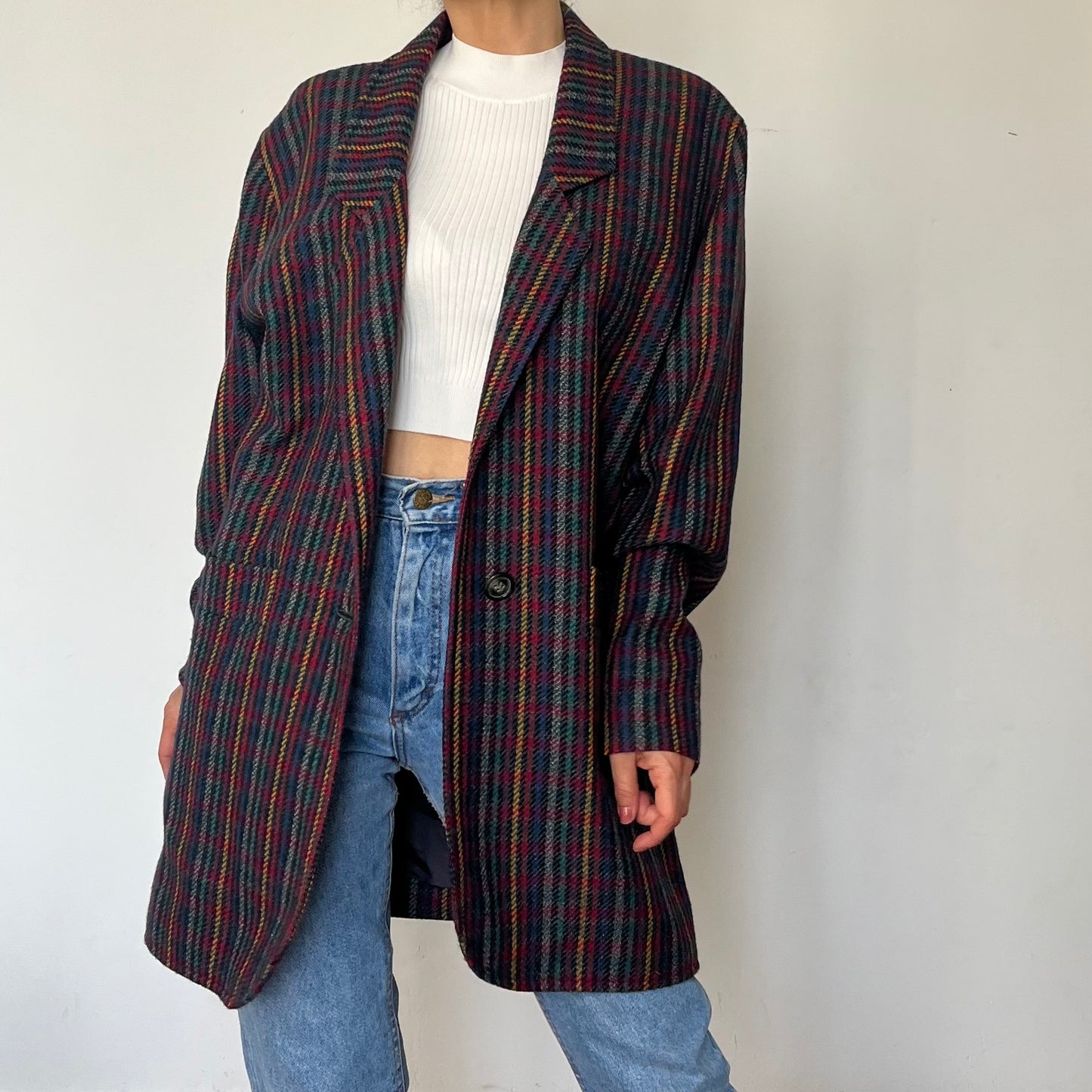 Vintage Oversized Wool Blazer