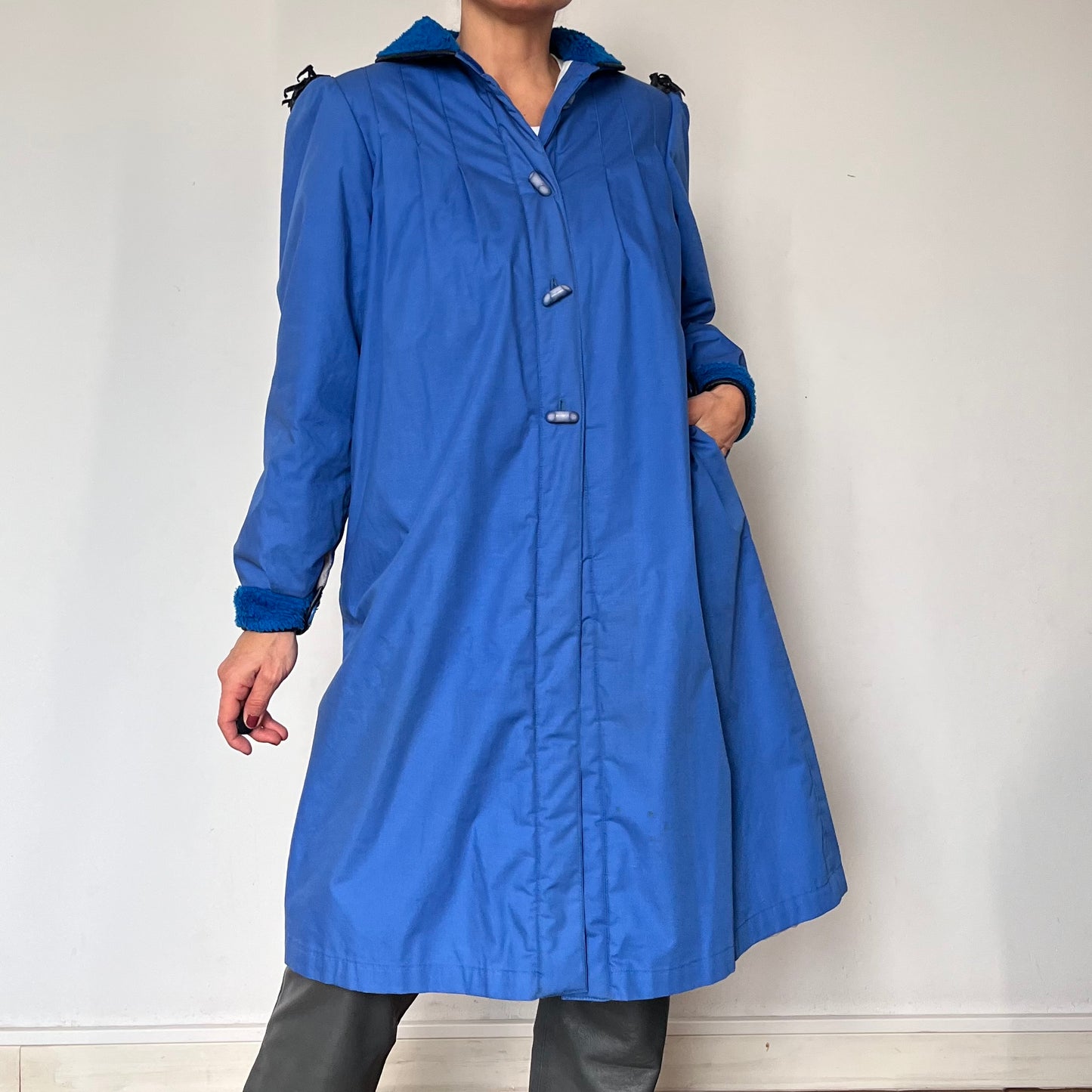 Vintage blue Trench Coat