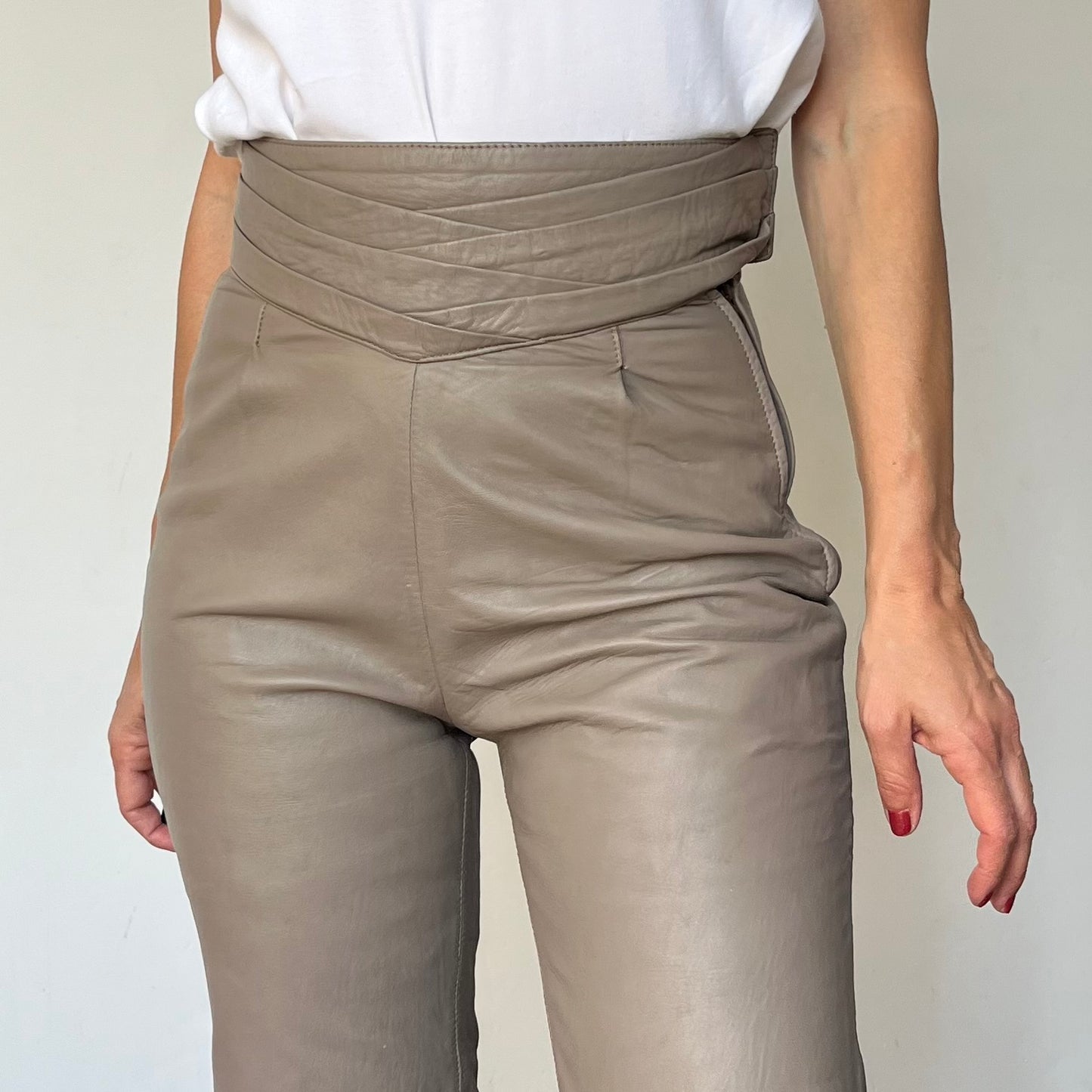 Brown Leather trousers