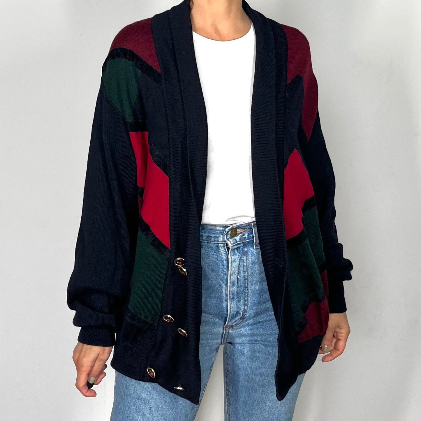 Vintage Wool Cardigan by Peter Allis