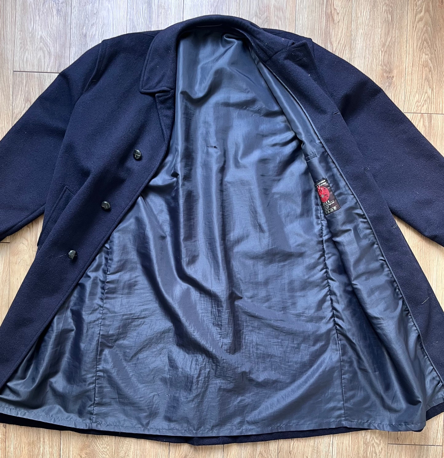 Vintage Austrian blue Wool Coat