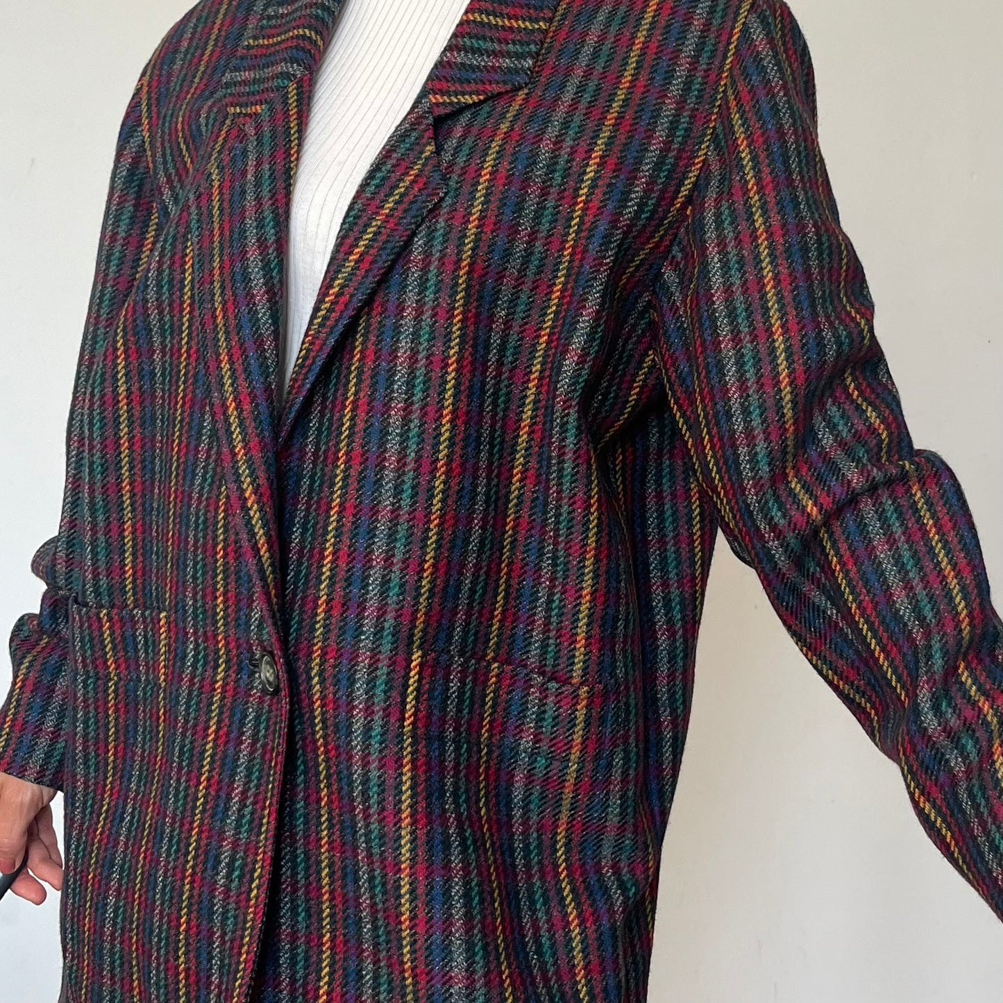 Vintage Oversized Wool Blazer