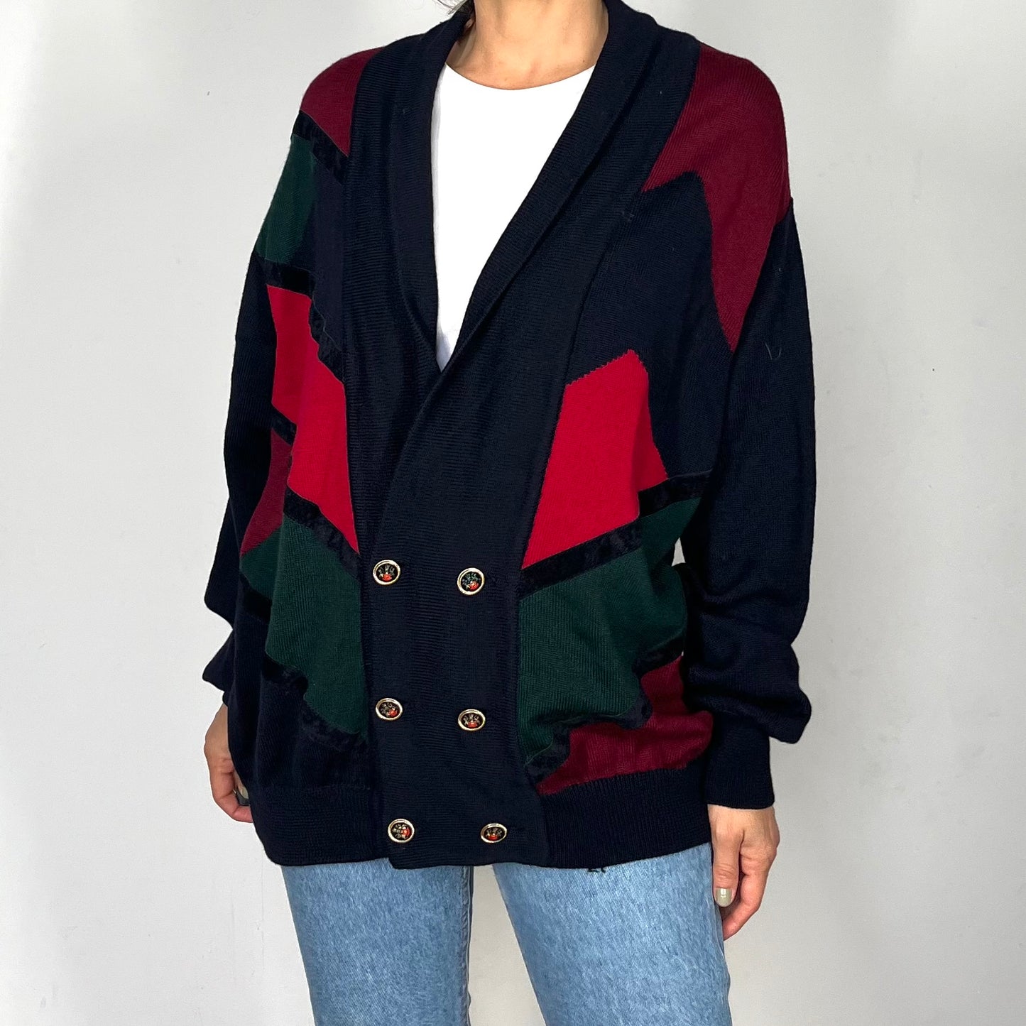 Vintage Wool Cardigan by Peter Allis