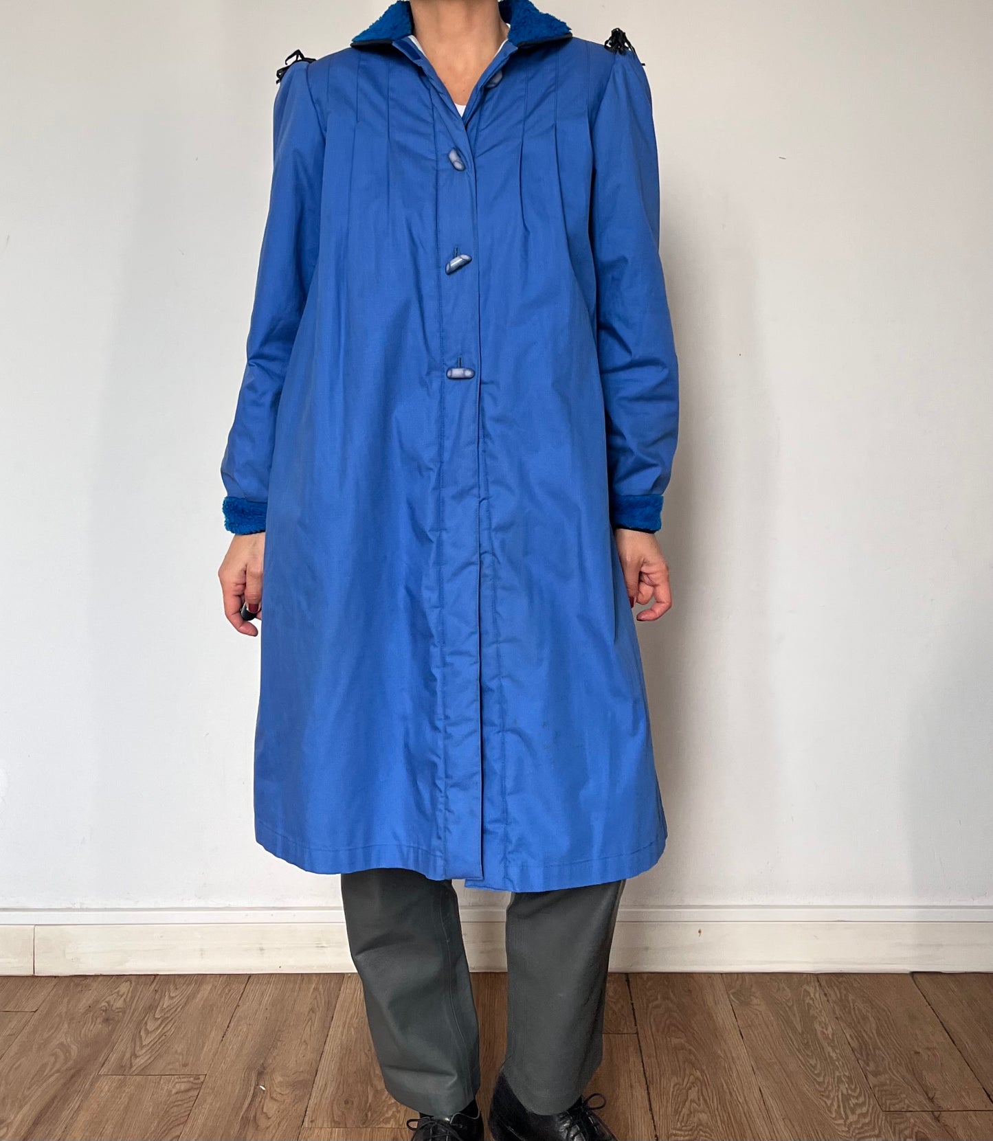 Vintage blue Trench Coat