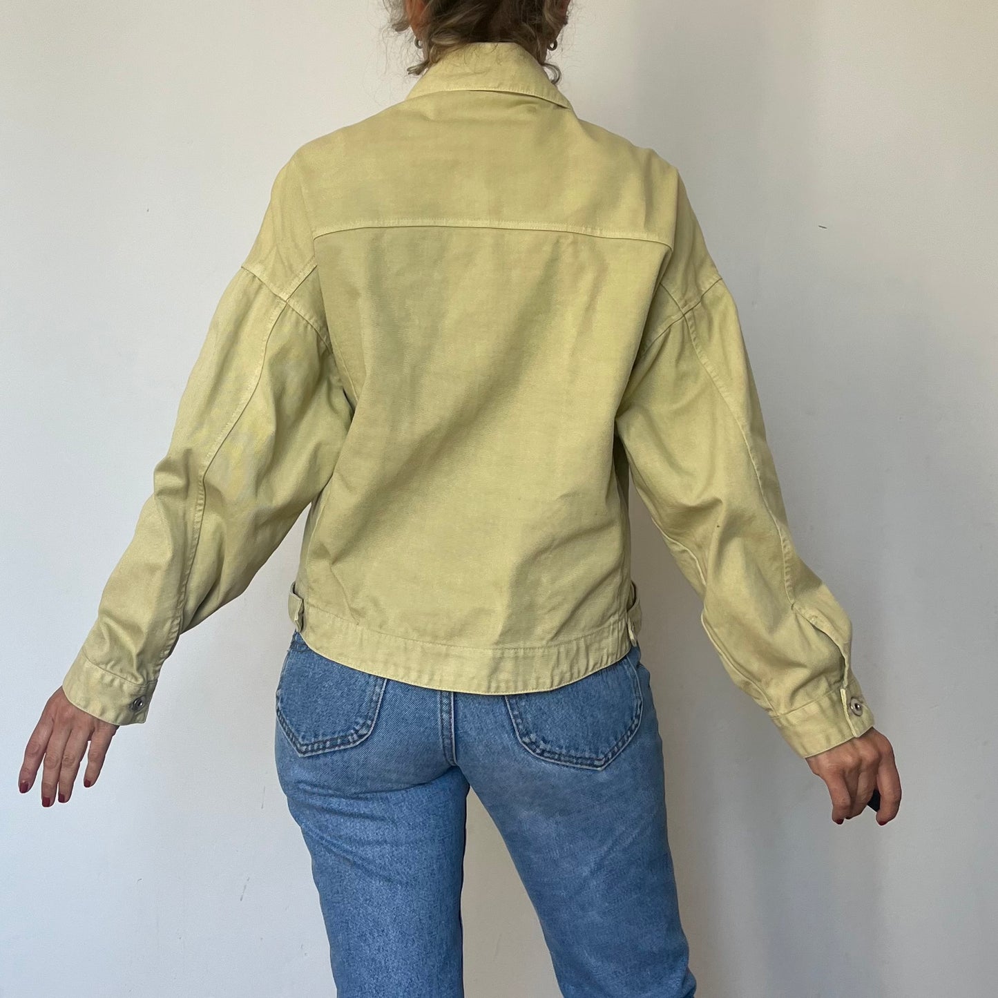 Vintage beige Denim jacket