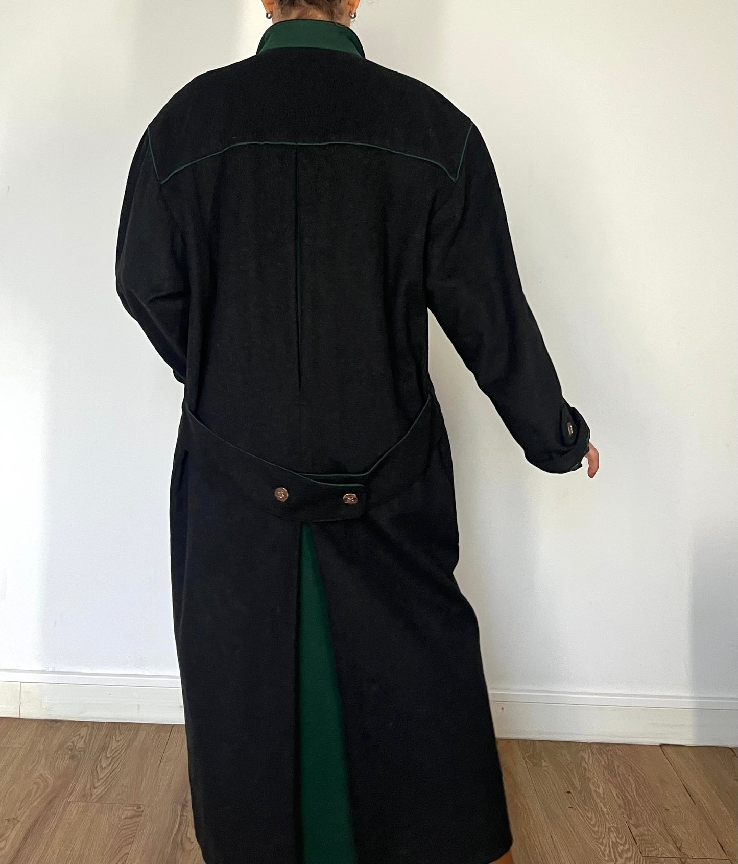 Vintage Austrian Wool Long Coat