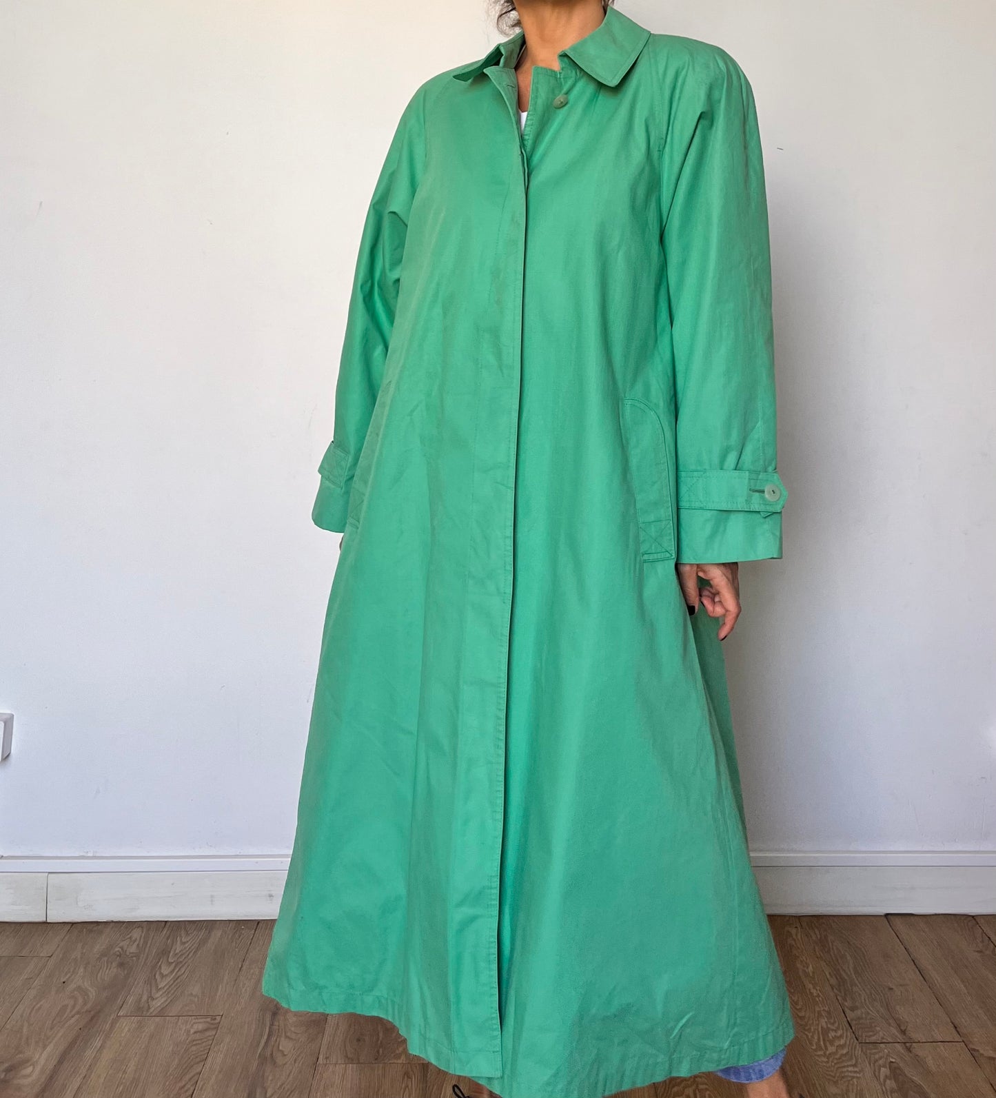 Vintage Green Trench Coat by London Fog