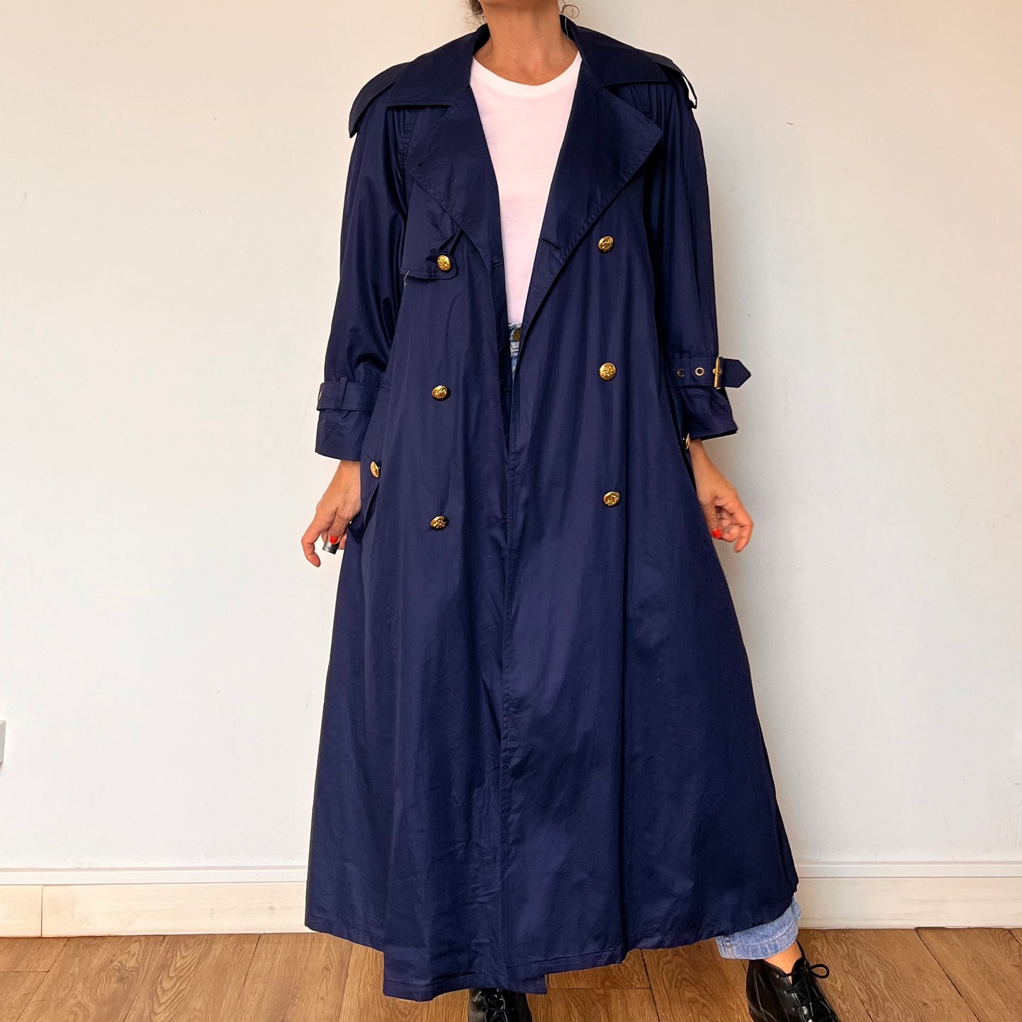 Vintage Blue Trench Coat by London Fog