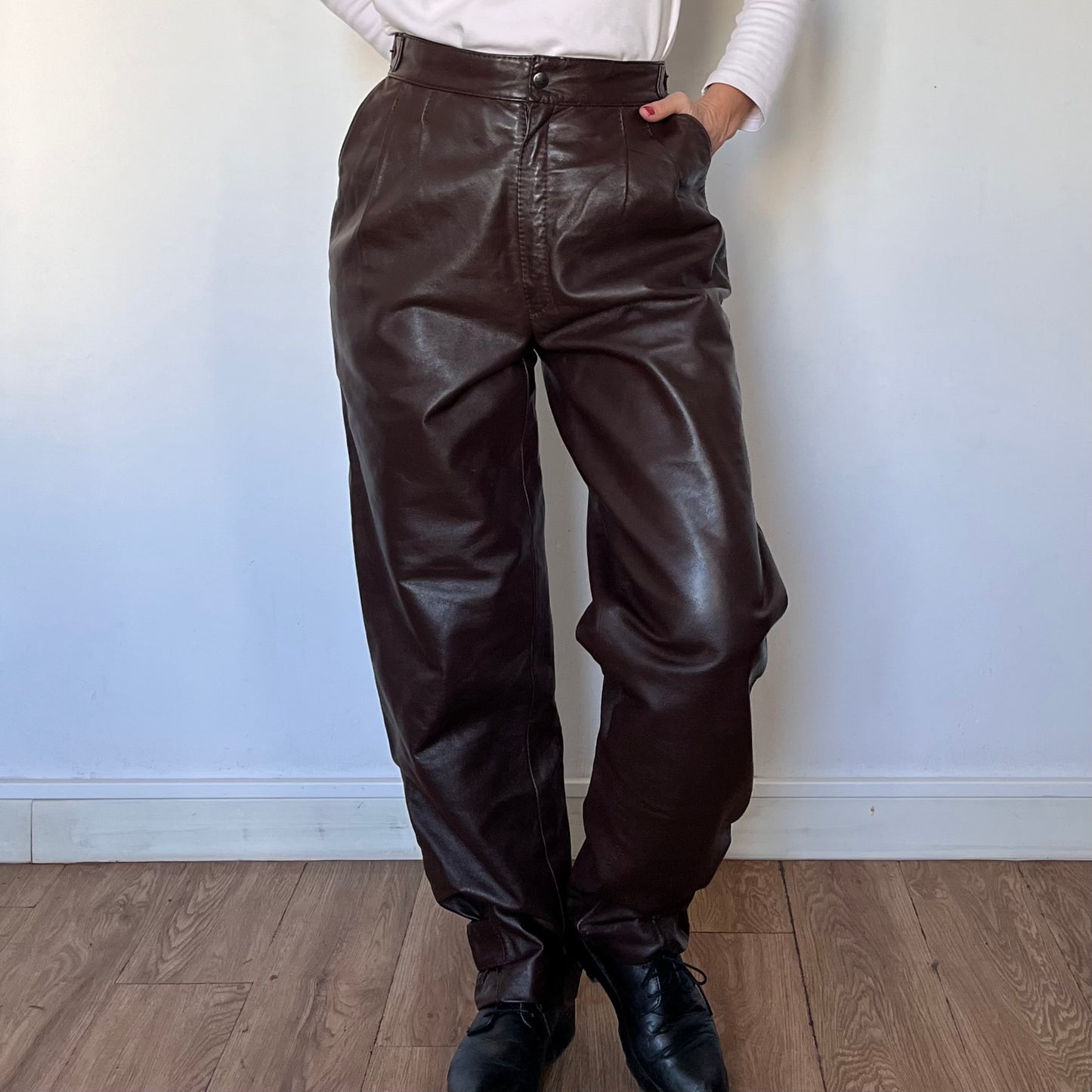 Brown Leather trousers