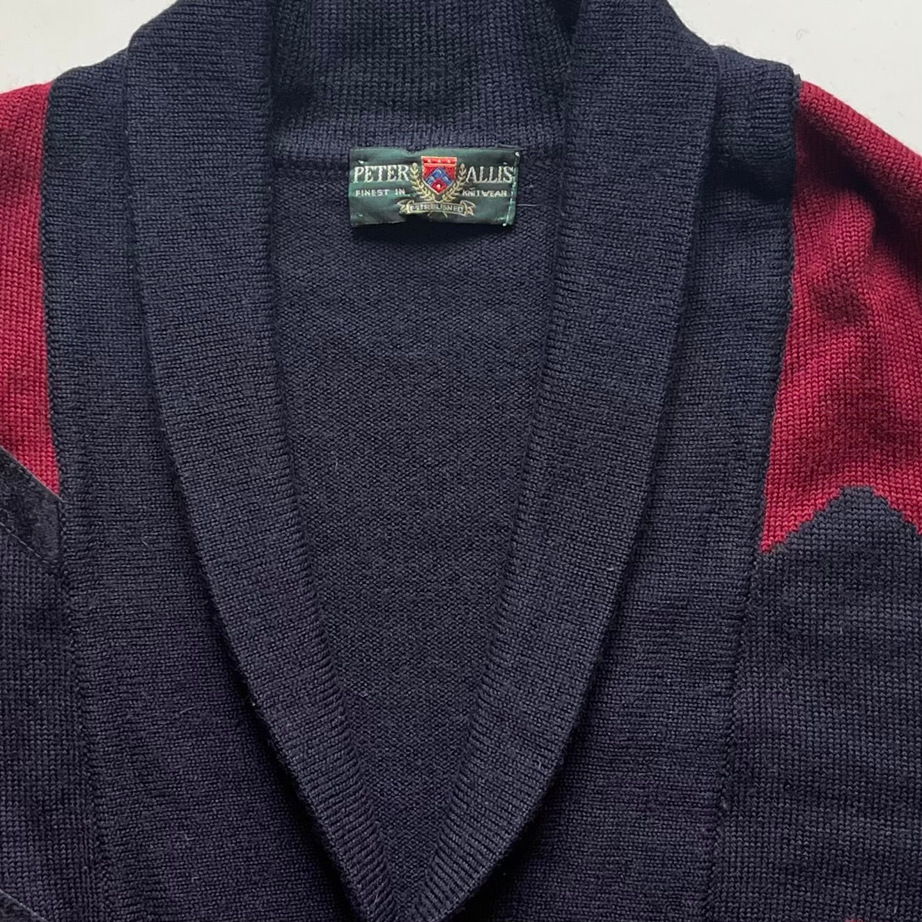 Vintage Wool Cardigan by Peter Allis