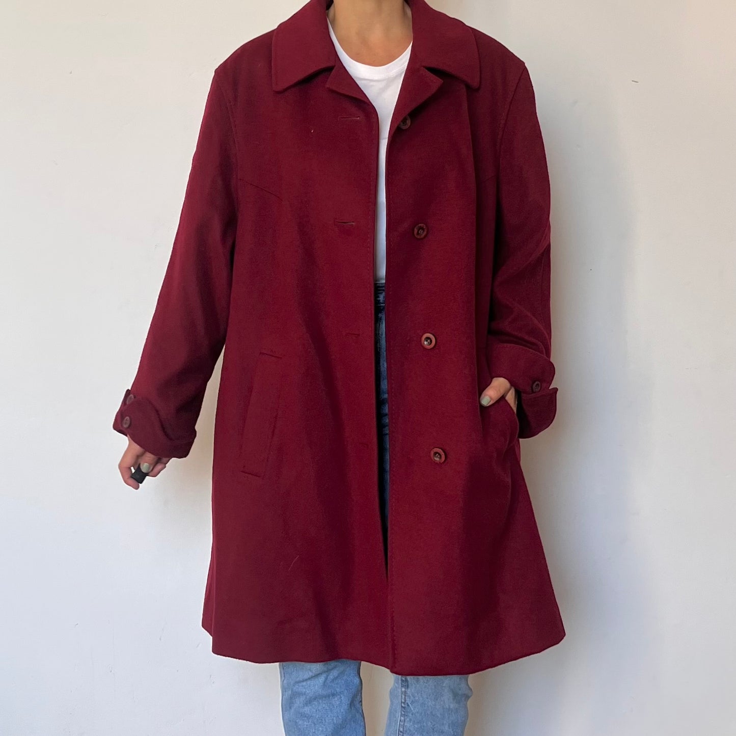Vintage Wool Toscana Loden Coat