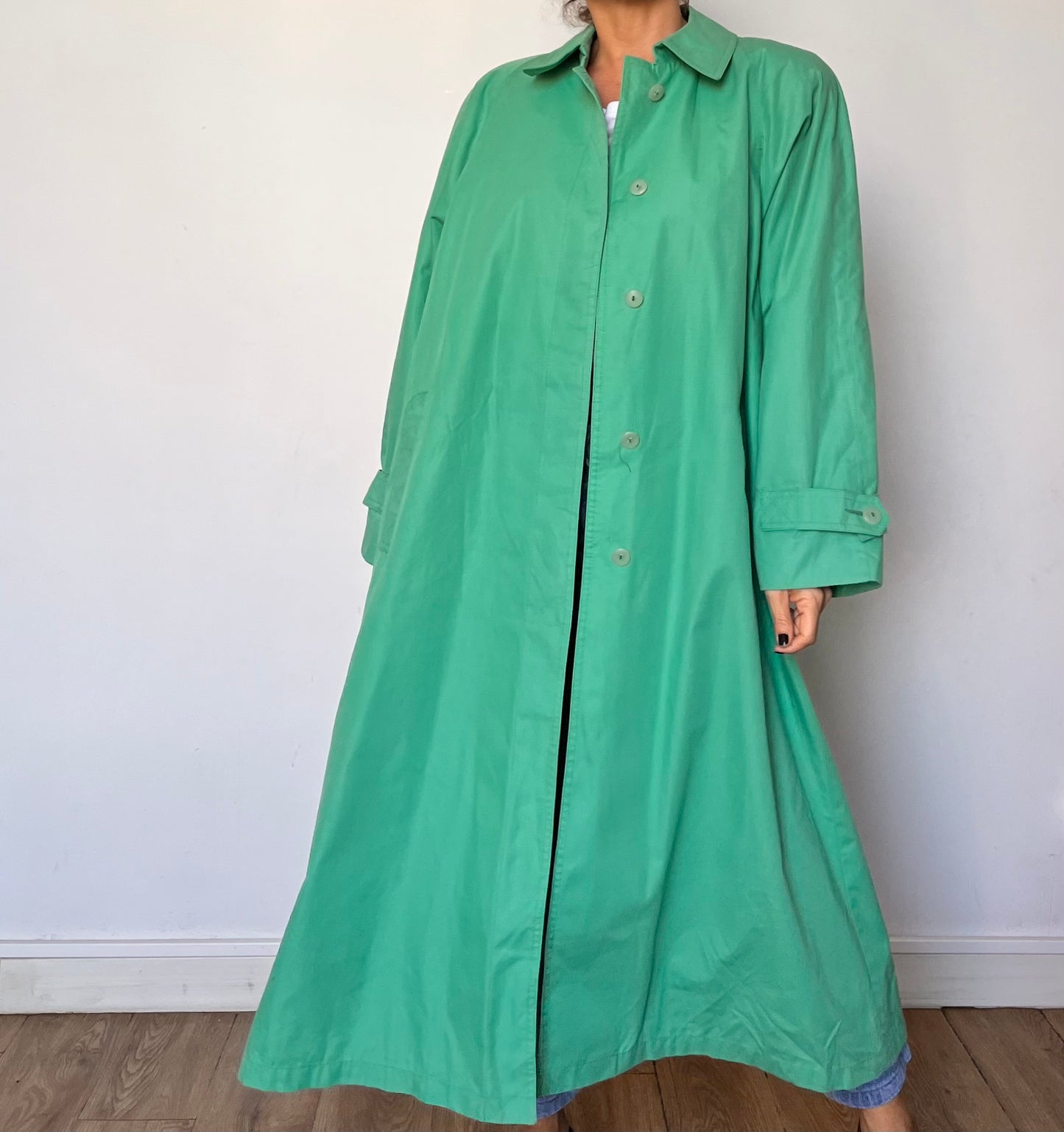 Vintage Green Trench Coat by London Fog