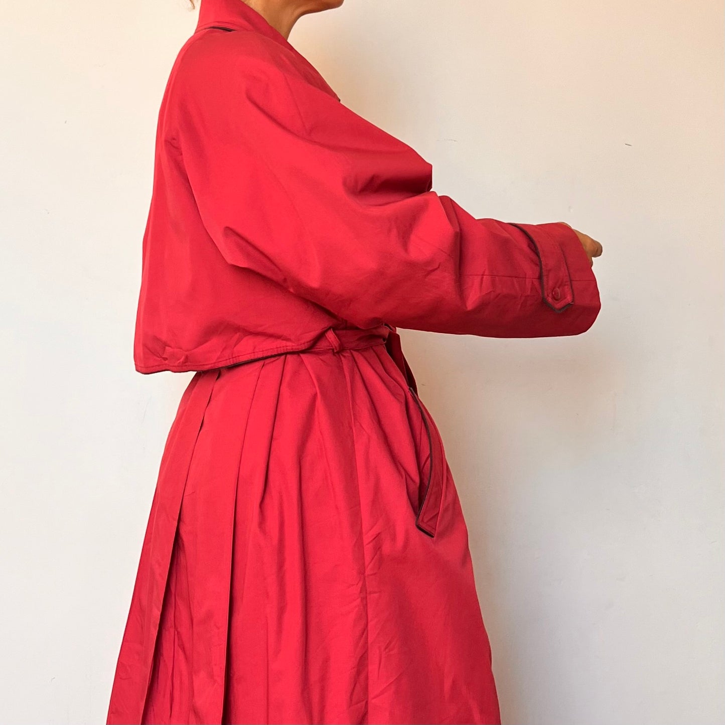 Vintage Fucsia Trench Coat by London Fog