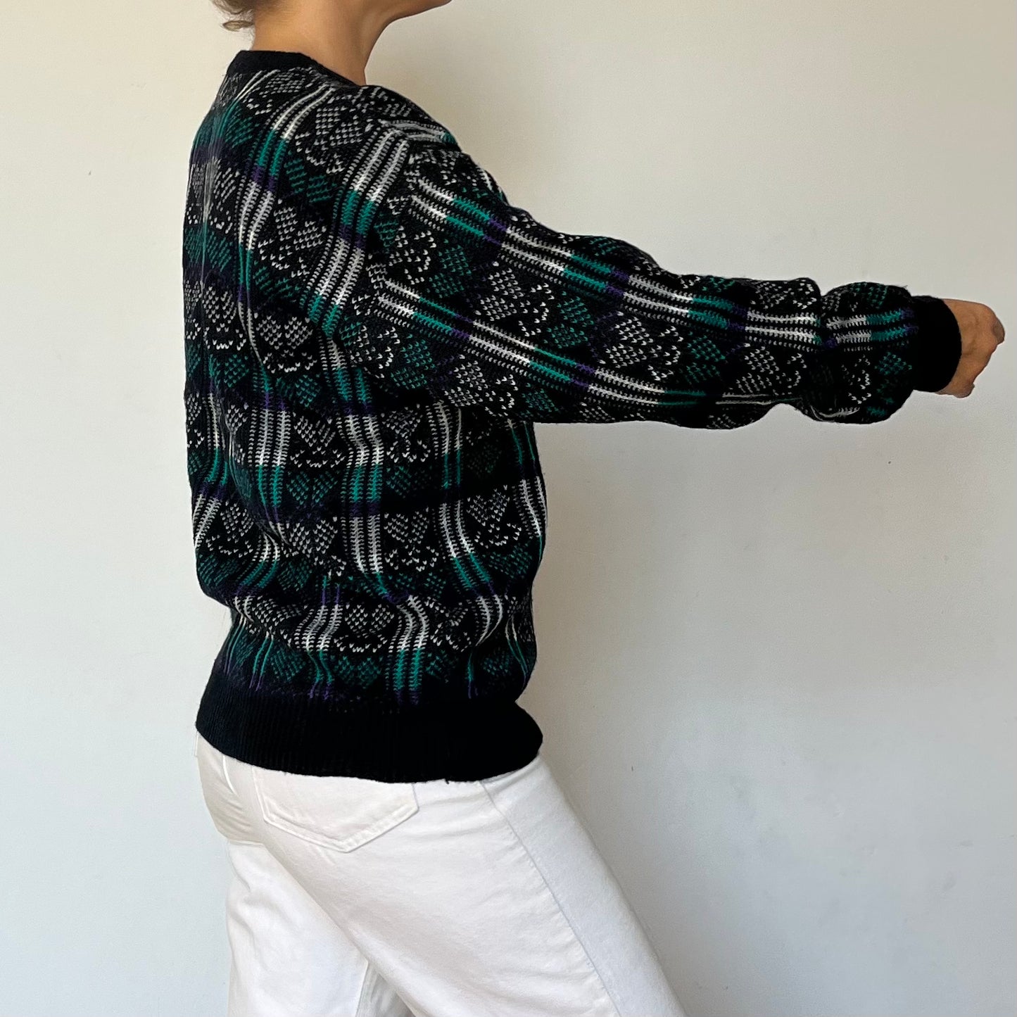 Vintage unisex Plaid Sweater