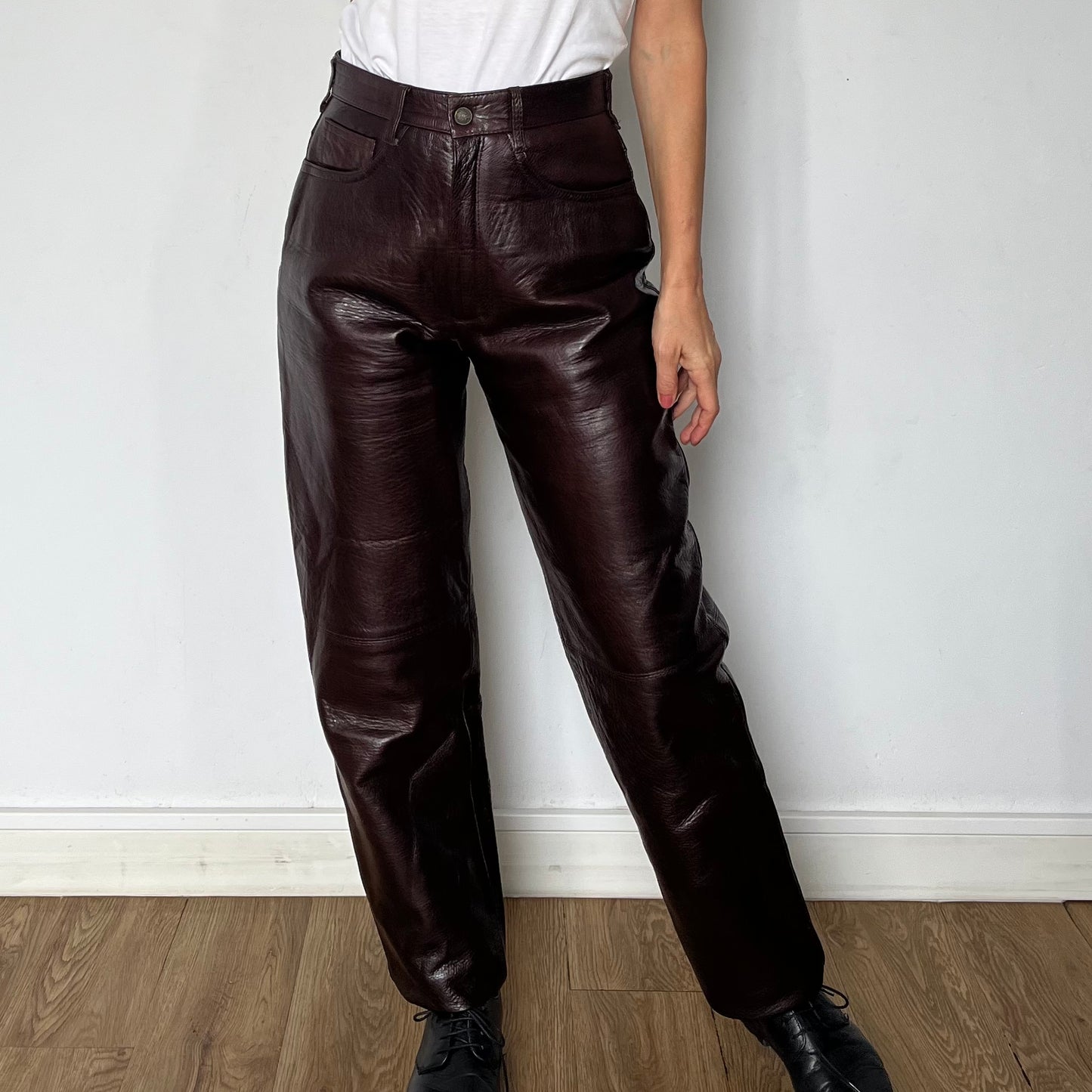 Brown Leather trousers