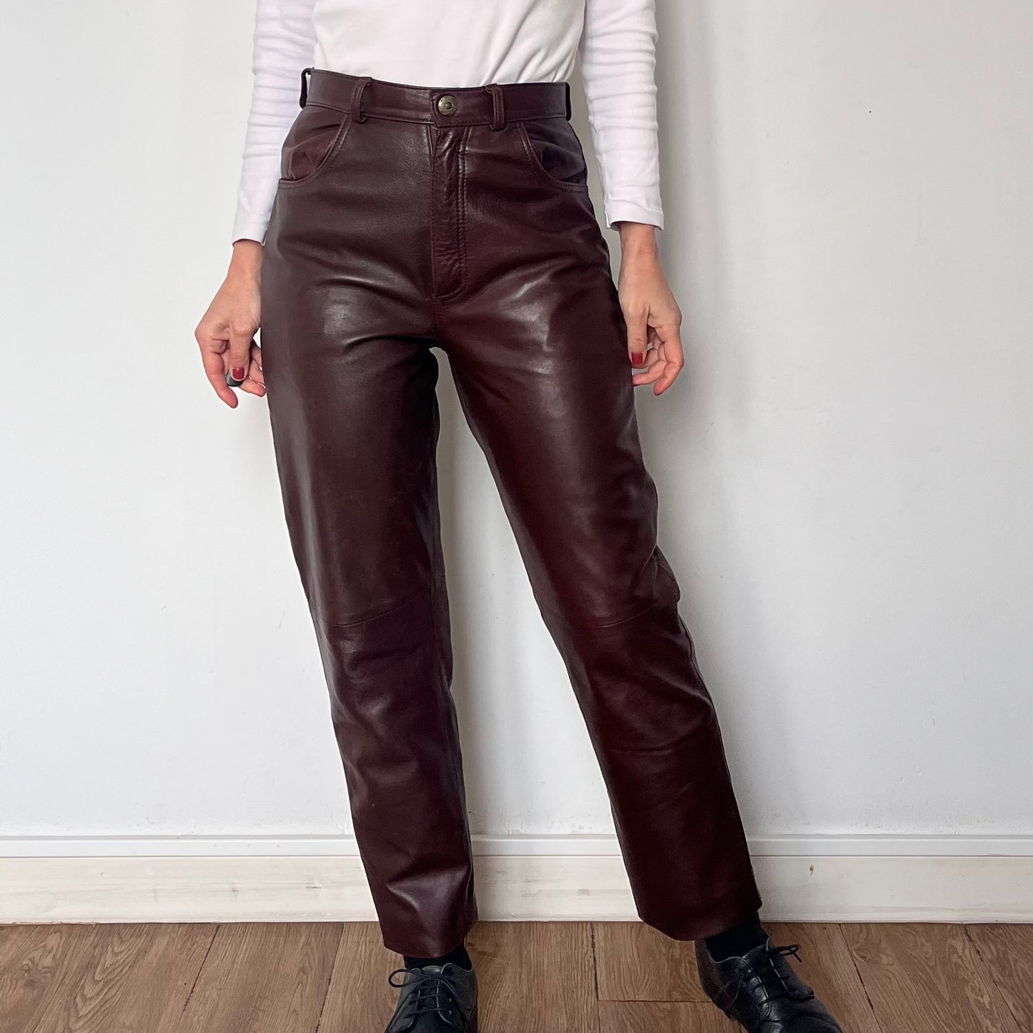 Brown Leather trousers