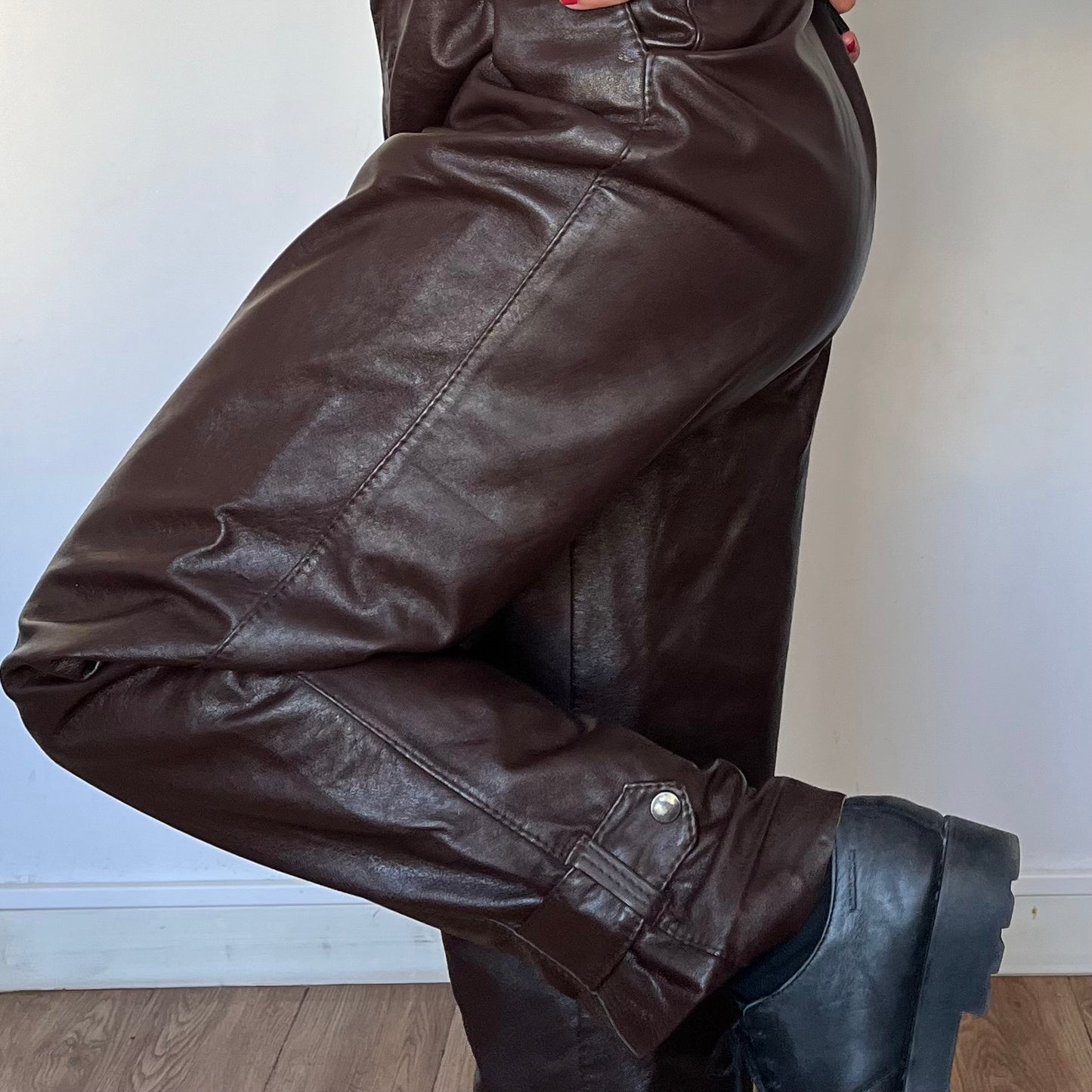 Brown Leather trousers