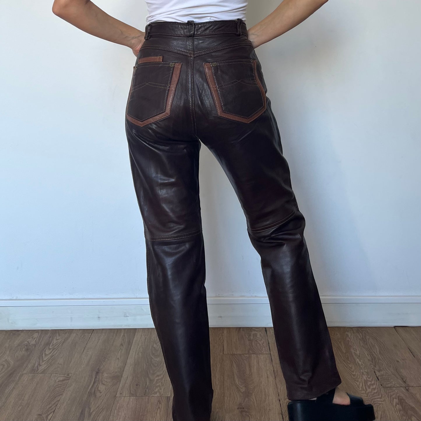 Brown Leather trousers