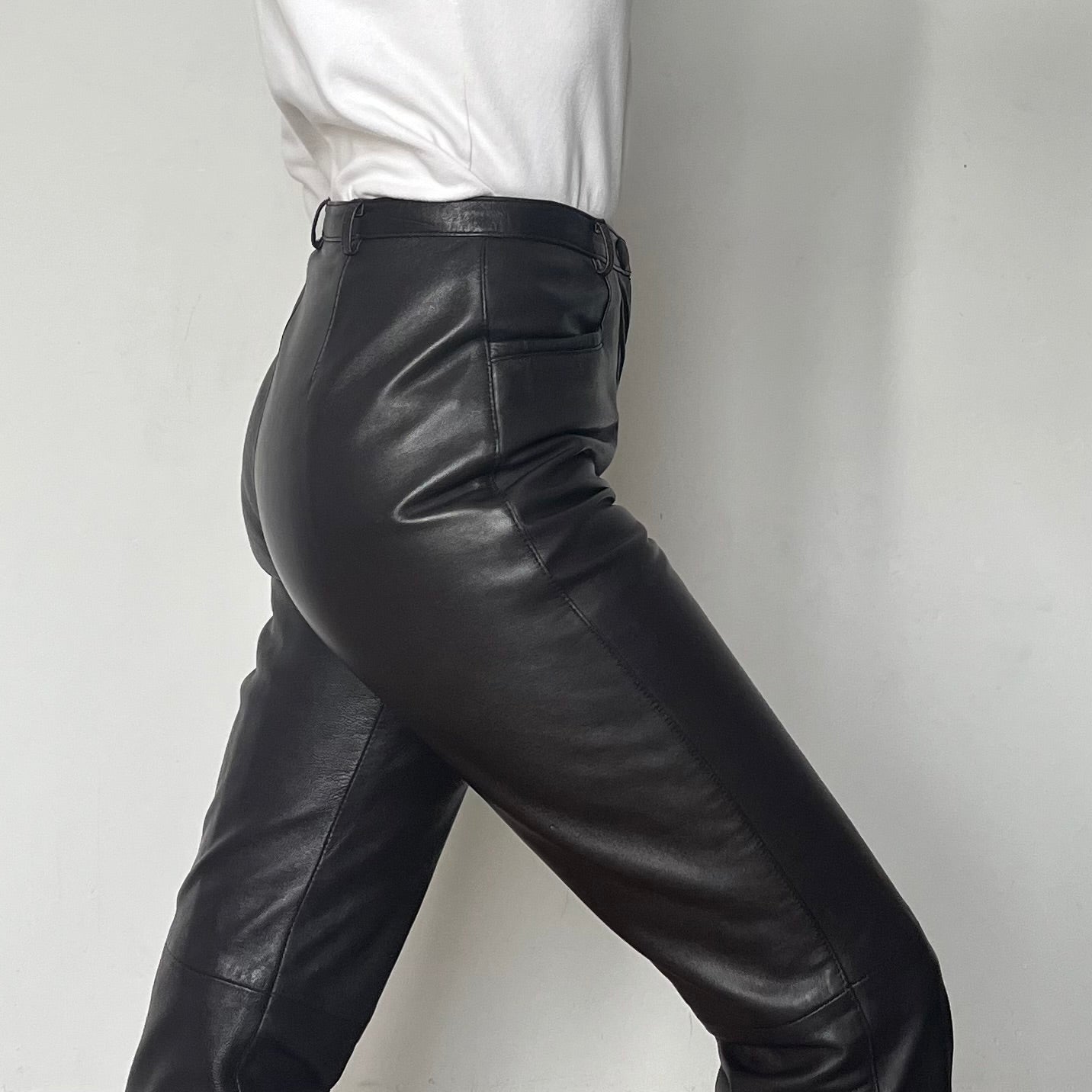 Dark Brown Leather trousers