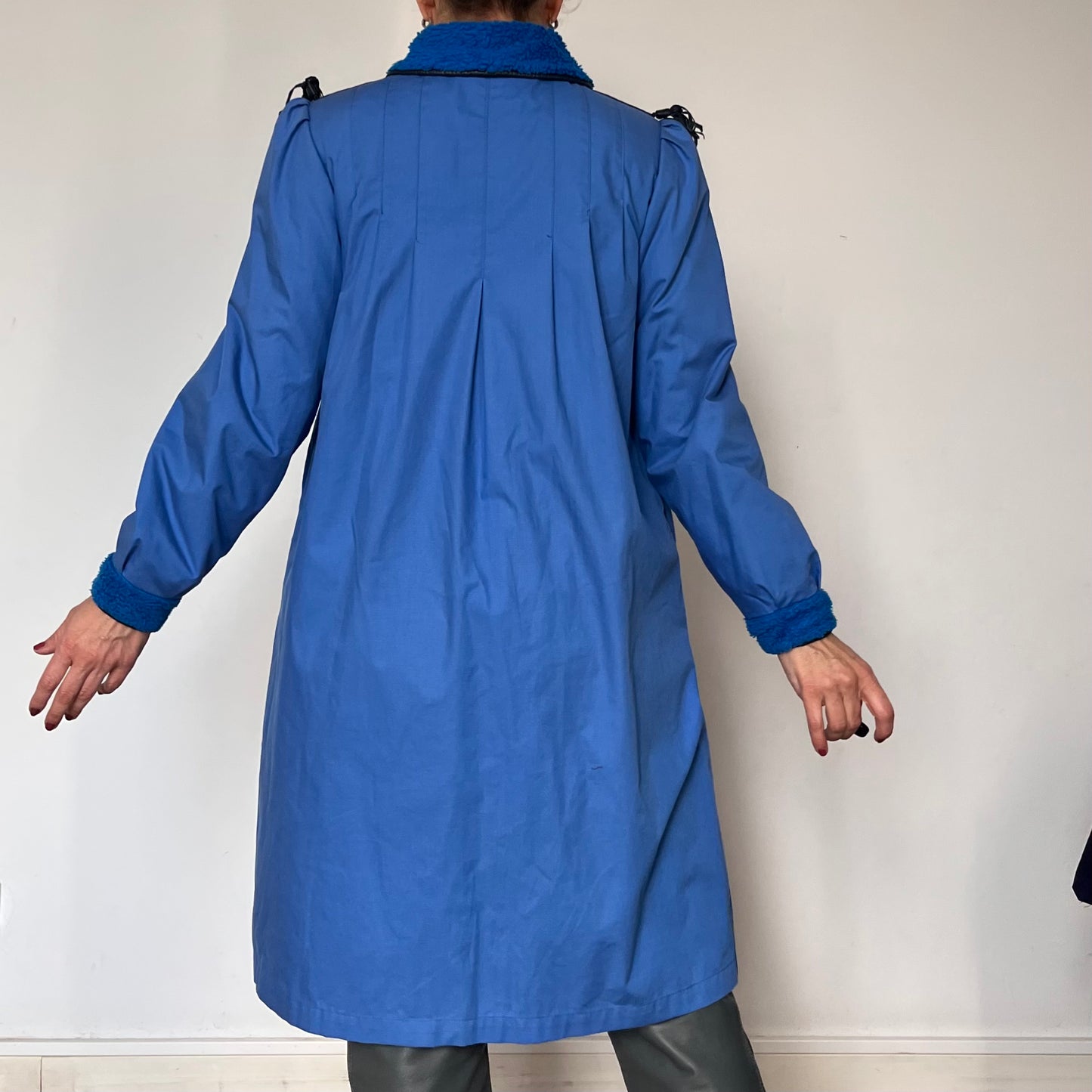 Vintage blue Trench Coat