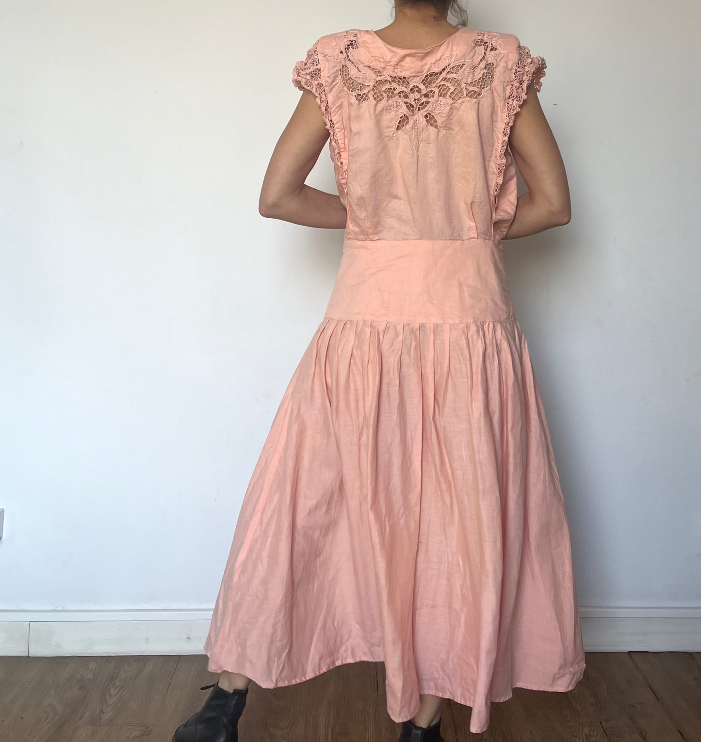 Vintage pink long dress